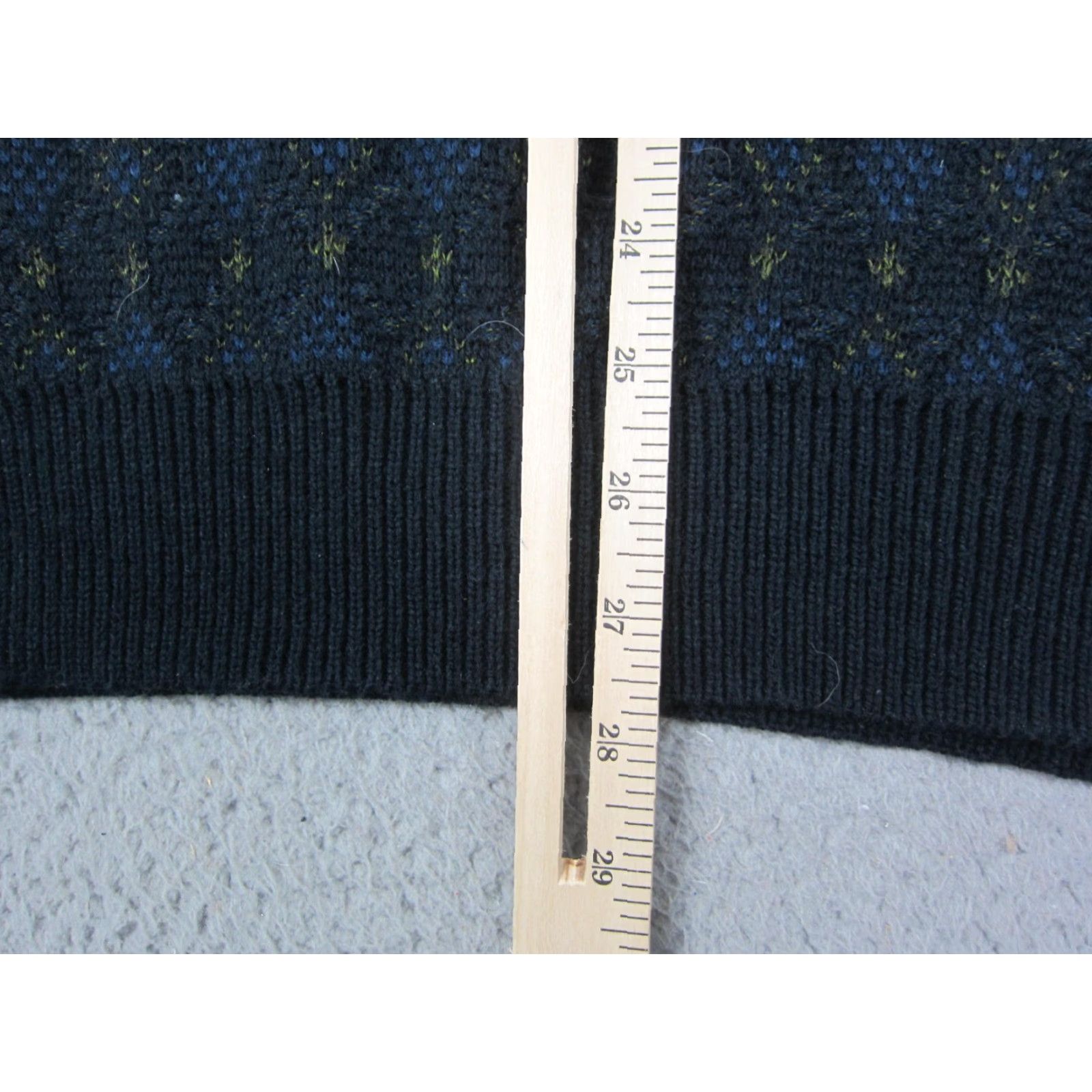 Vintage VINTAGE Robert Stock Sweater Mens XL Green Diamond Crewneck 80s 90s Pullover Knit Argyle Diamond Pattern Regular Size US XL / EU 56 / 4 - 7 Thumbnail