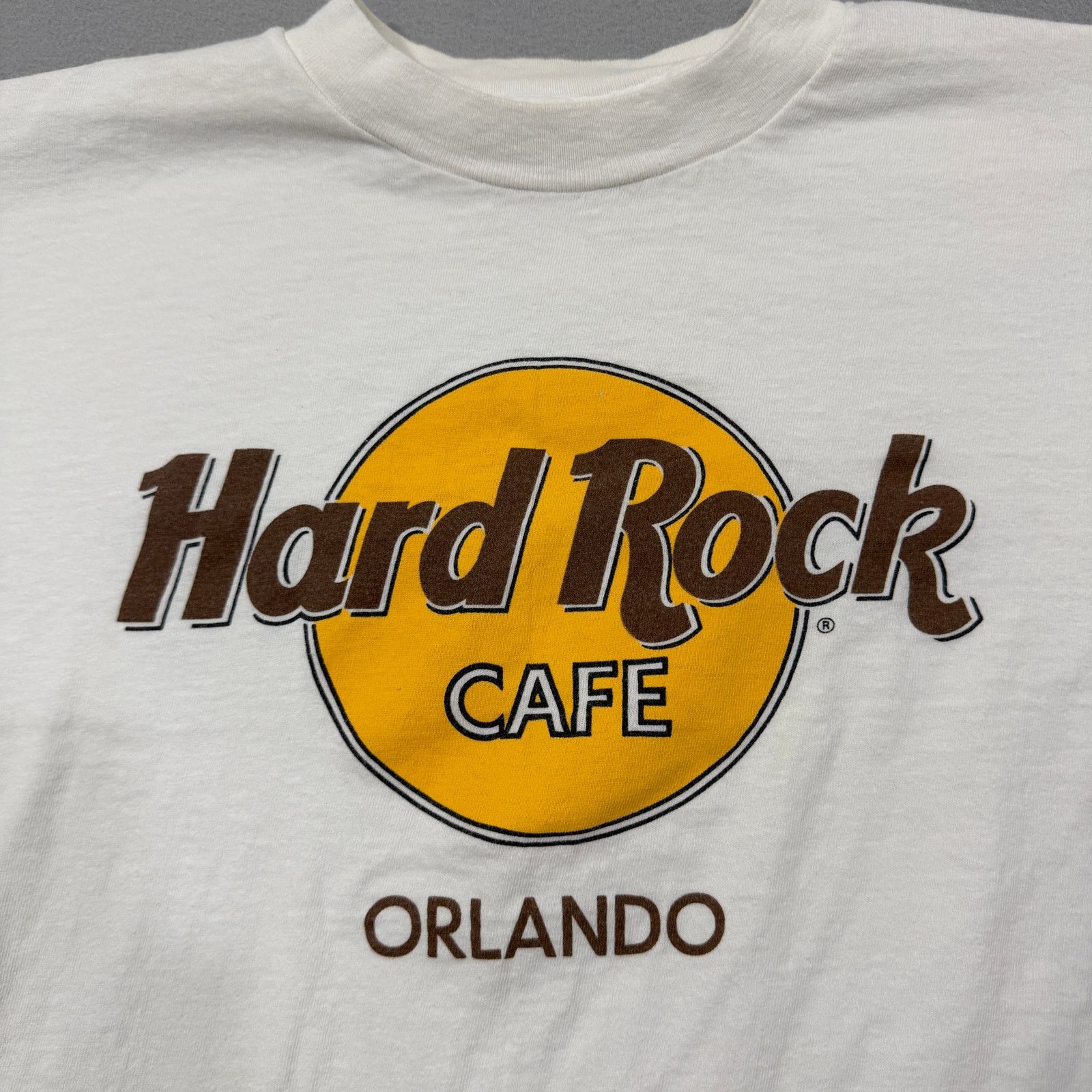 Vintage Vintage Hard Rock Cafe Orlando Men's Medium White 90s Size US M / EU 48-50 / 2 - 3 Thumbnail