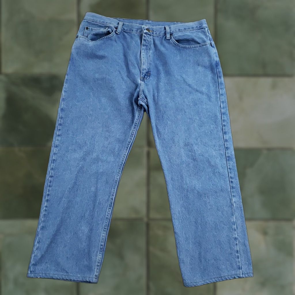 Wrangler Vtg Wrangler Five Star Jeans Mens 40x30 Blue Regular Straight Size US 40 / EU 56 - 1 Thumbnail