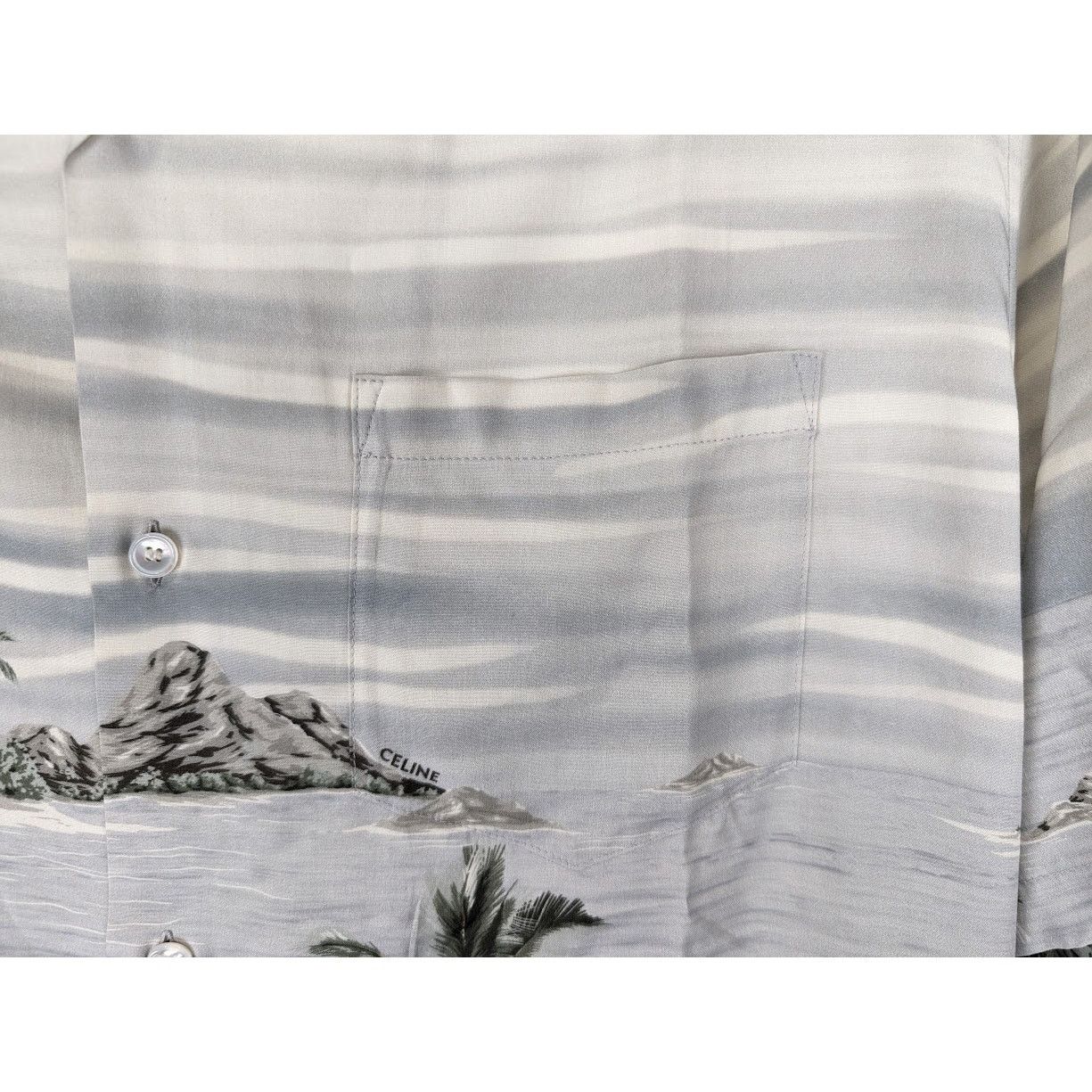Celine o1rshd1 Button Shirt in Multicolor Size US S / EU 44-46 / 1 - 5 Thumbnail