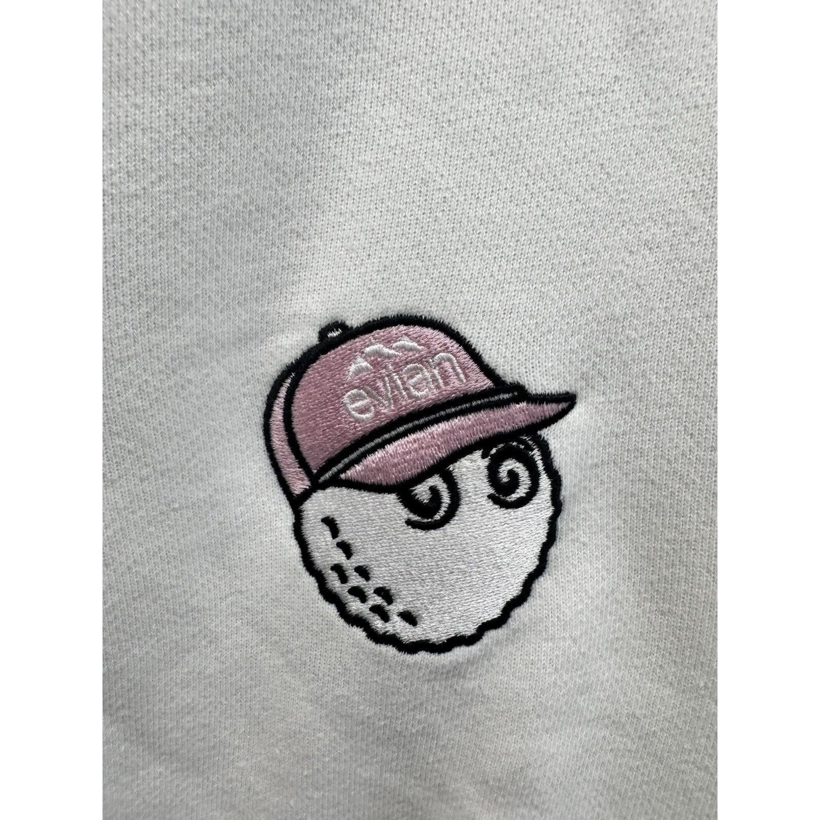 Malbon Malbon Golf x Evian French Terry Zip Up White XS Size US XS / EU 42 / 0 - 6 Thumbnail