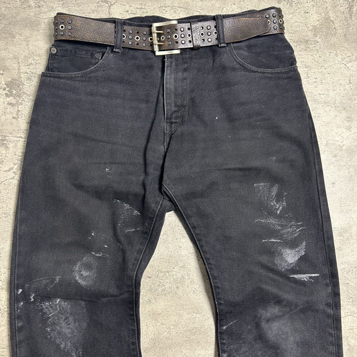 Levi's Levi's 517 Paint Stained Black Wash Size US 34 / EU 50 - 5 Thumbnail