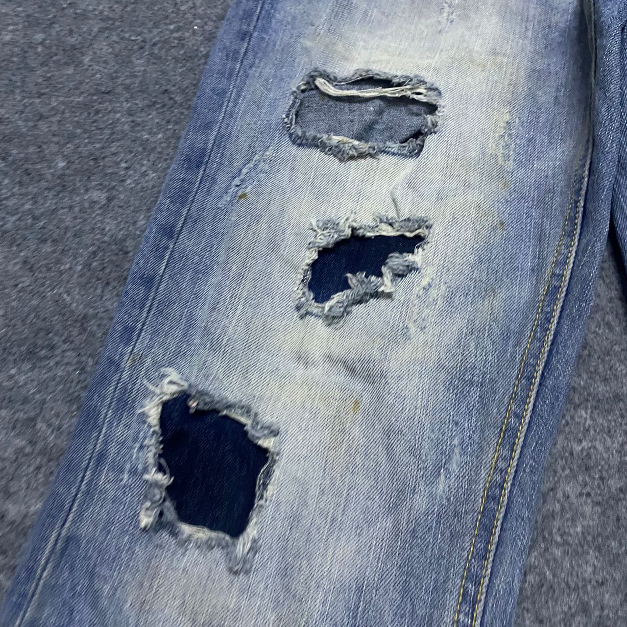 If Six Was Nine 💥Best Offer💥Vintage Nylaus Jeans Distressed Denim Size US 31 - 14 Thumbnail