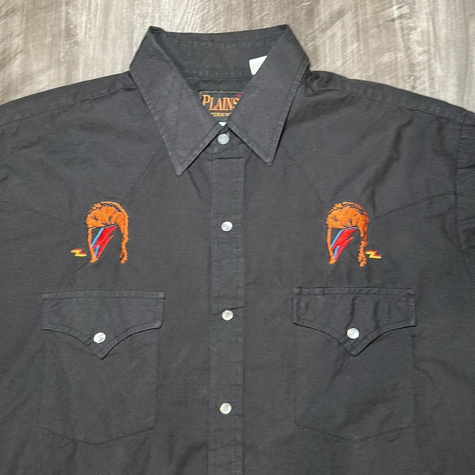 Other Plains Western Wear Long Sleeve Pearl Snap Button - Large Size US L / EU 52-54 / 3 - 5 Thumbnail