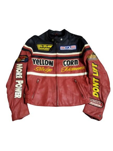 Vanson Leathers x Yellow Corn Motorcycle Racer Jacket – The