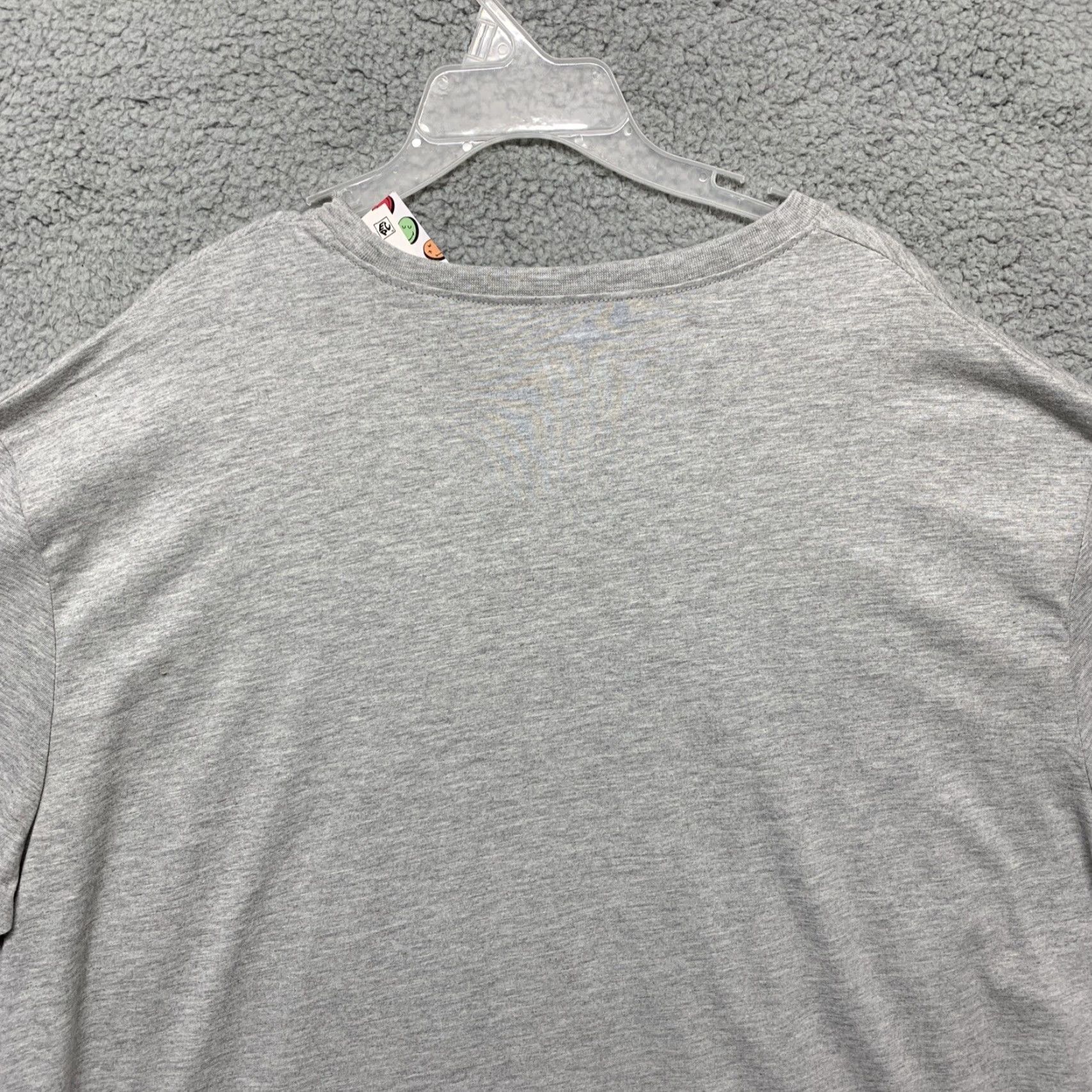 Vintage Smiley World T-Shirt Gray L/XL Crew Neck Short Sleeve Graphic St. Patrick's & Smile Men Size US L / EU 52-54 / 3 - 5 Thumbnail