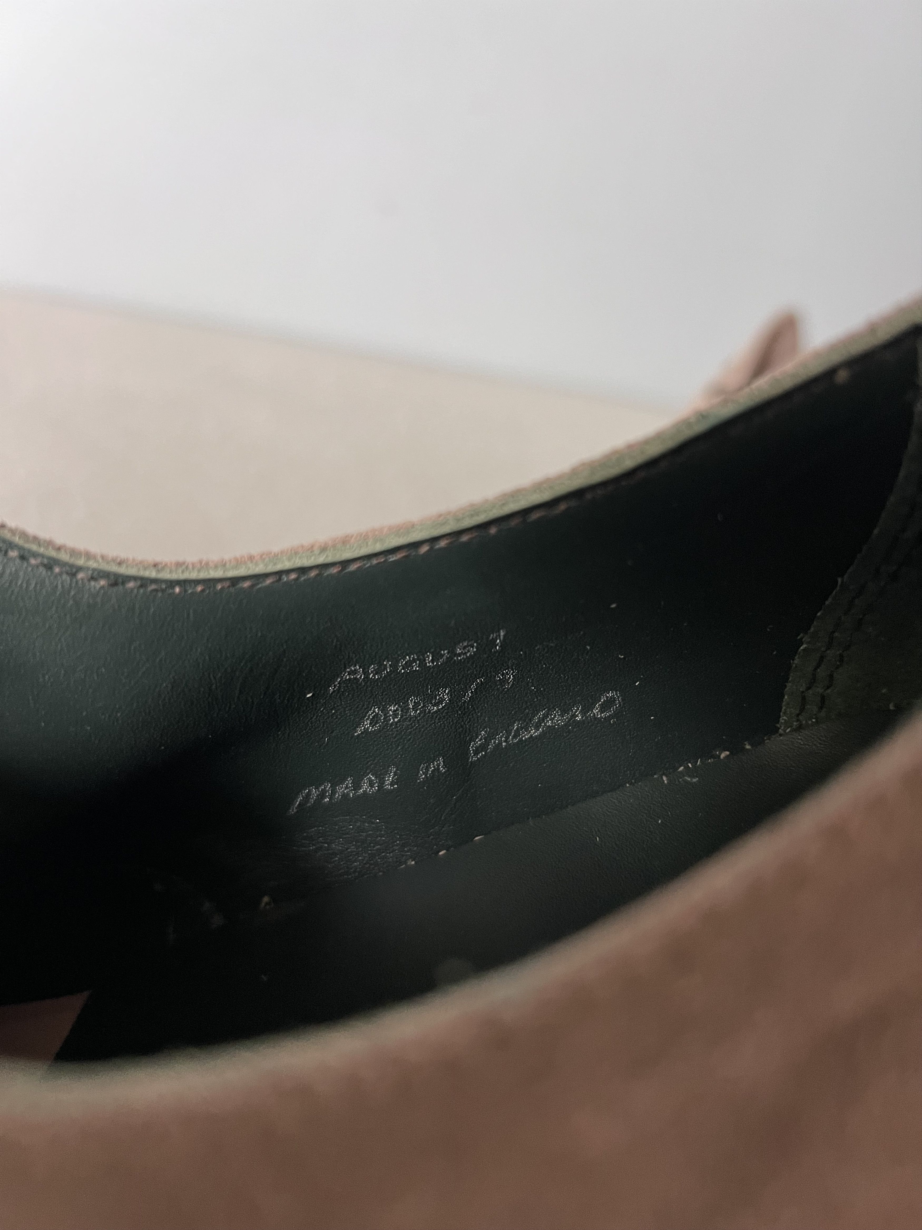 Aime Leon Dore × Drake's Aime Leon Dore Drake's Plain Toe Blucher Derby in Tan Size US 9.5 / EU 42-43 - 7 Thumbnail