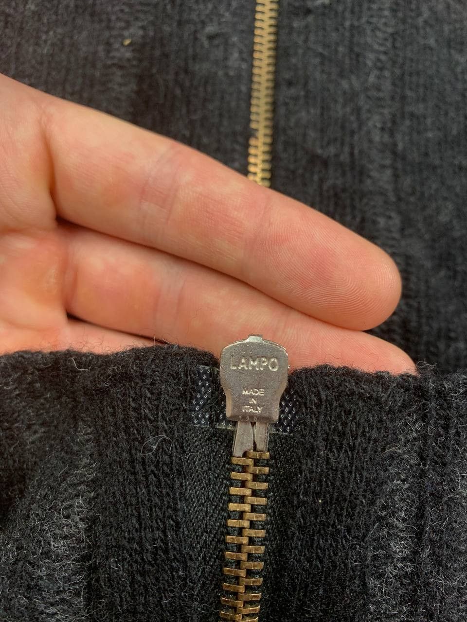 Versace Vintage Versace Jeans Couture Zip Up Wool Sweater Lampo Size US XXL / EU 58 / 5 - 12 Thumbnail
