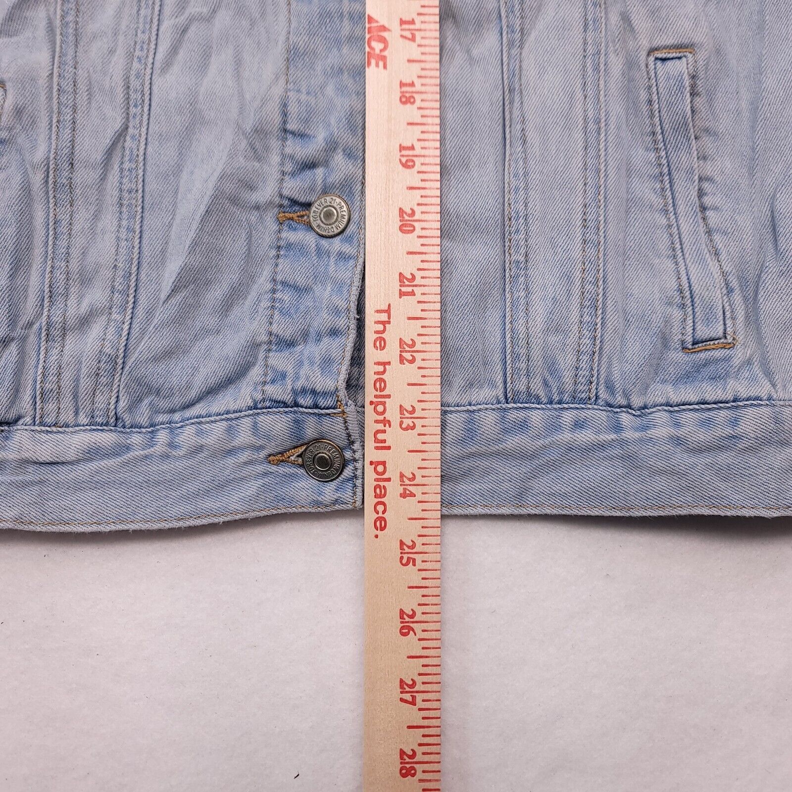 Forever 21 Forever 21 Casual Button Up Denim Jacket Womens Size S Blue Size S / US 4 / IT 40 - 7 Thumbnail