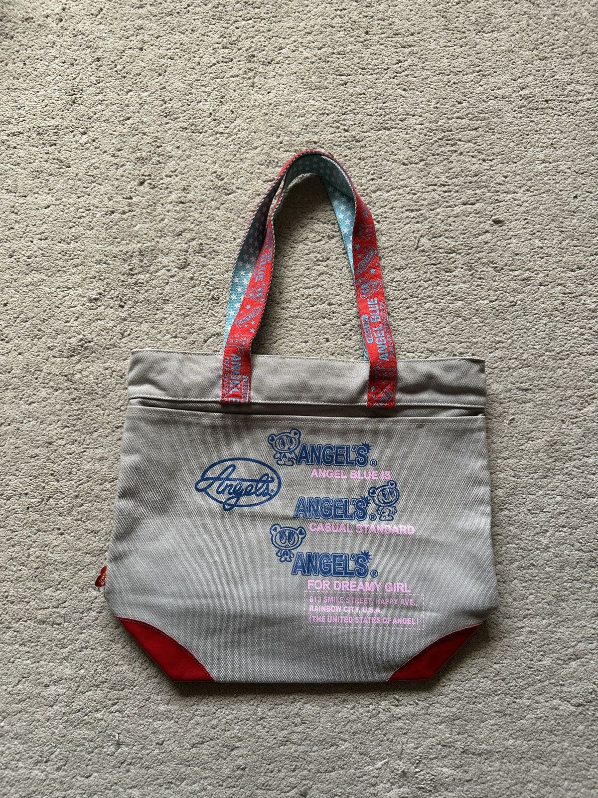 Angel Blue 2000s Angle Blue Tote Bag Size ONE SIZE - 4 Thumbnail