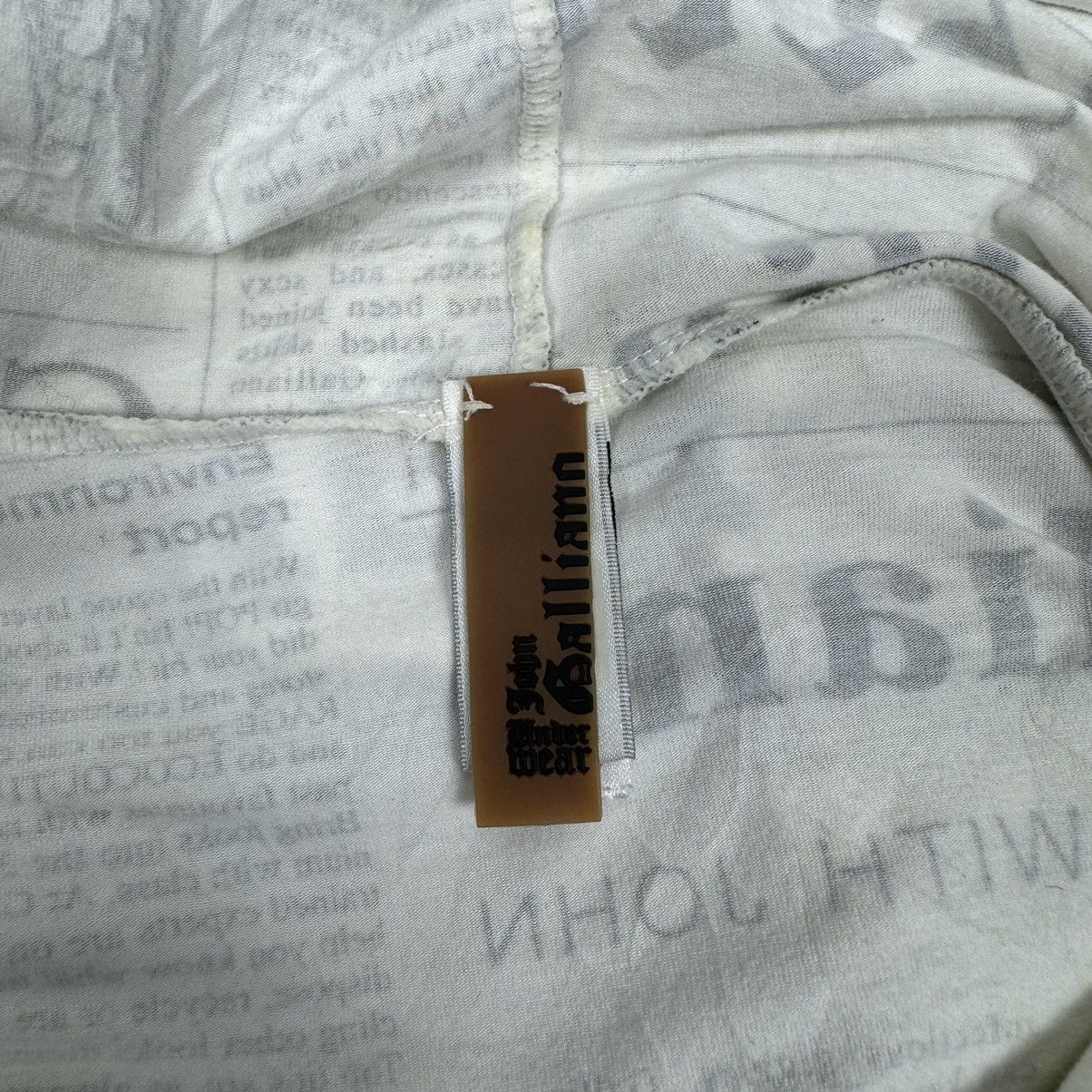 John Galliano 🌟JOHN GALLIANO HOODIE GAZETTE NEWSPAPER SWEATER Size US XS / EU 42 / 0 - 15 Thumbnail