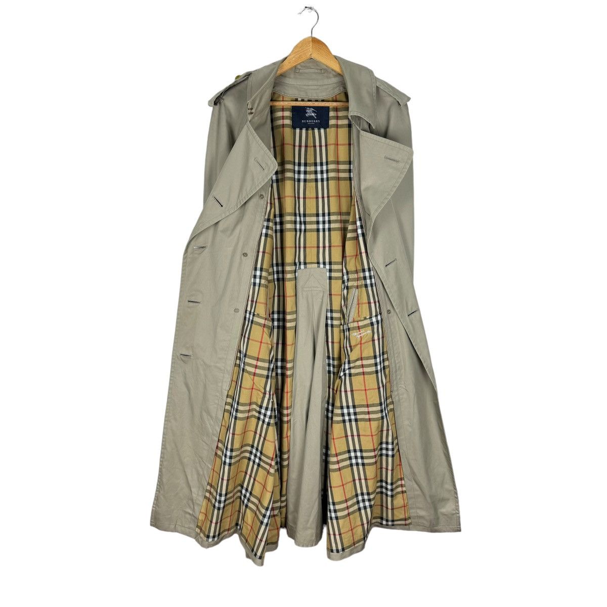 Burberry 🔥BURBERRY LONDON NOVA CHECK TRENCH COAT JACKET Size US L / EU 52-54 / 3 - 8 Thumbnail