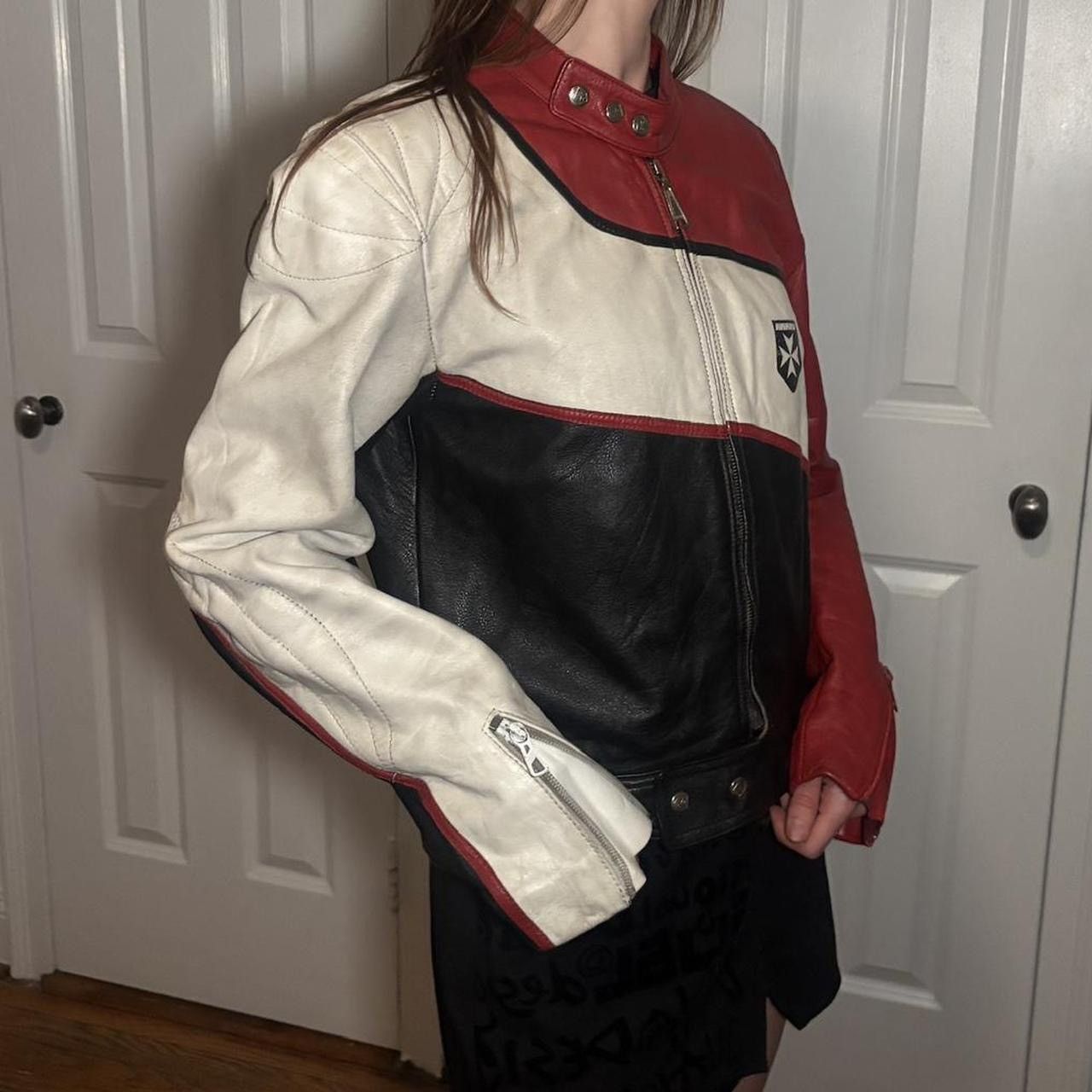 Other Vintage German Leather Racing Jacket Size S / US 4 / IT 40 - 7 Thumbnail