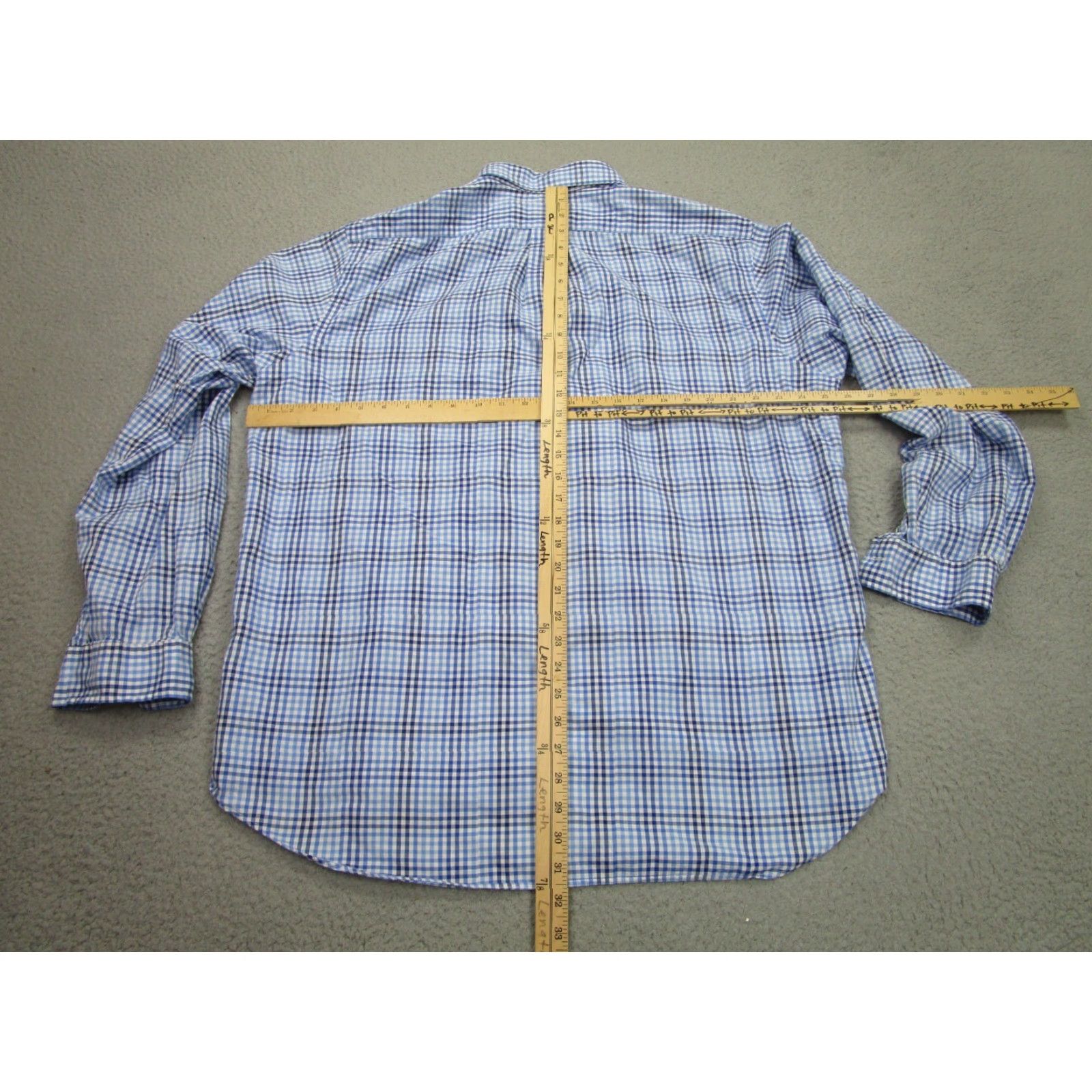 Ralph Lauren Ralph Lauren Shirt Mens 2XL Blue White Plaid Checkered Button-Down Casual XXL Size US XXL / EU 58 / 5 - 7 Thumbnail