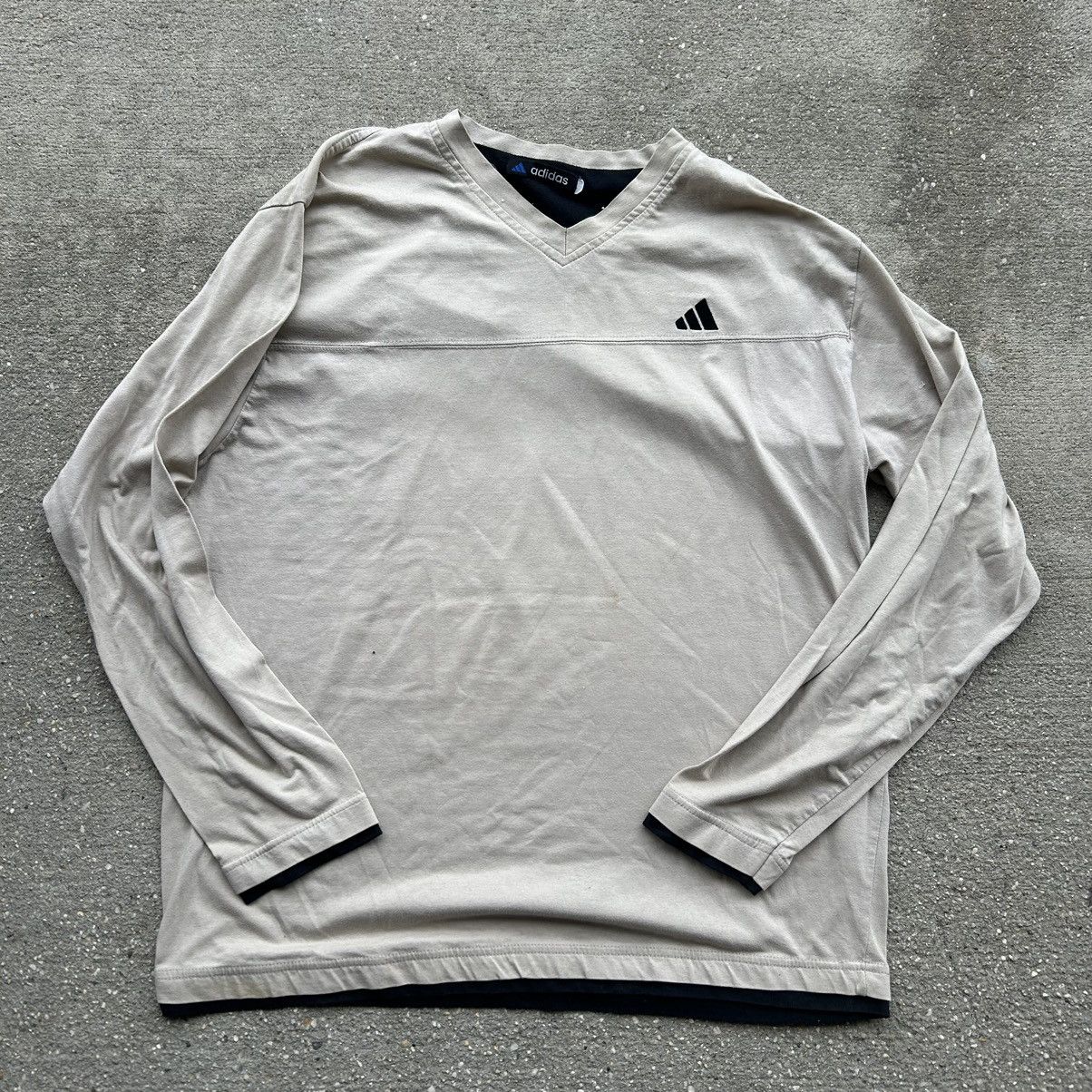 Adidas × Vintage Vintage 90s Adidas asia line long sleeve t Size US L / EU 52-54 / 3 - 1 Thumbnail