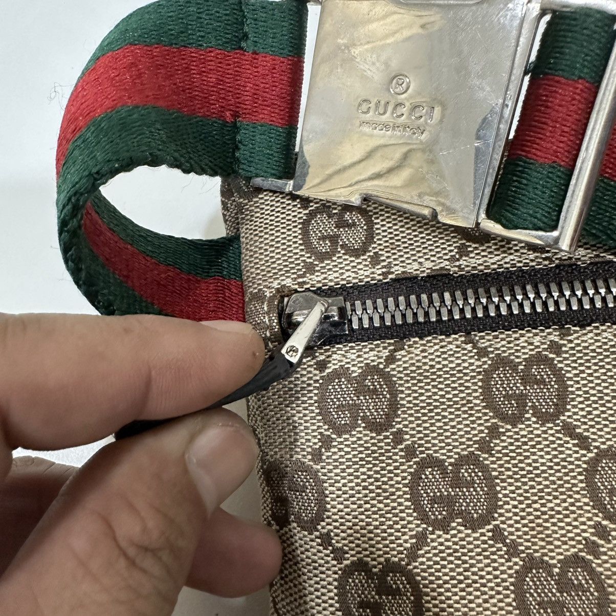 Gucci GUCCI GG CANVAS DOUBLE POCKET FANNY PACK BUMBAG 26 Size ONE SIZE - 11 Thumbnail