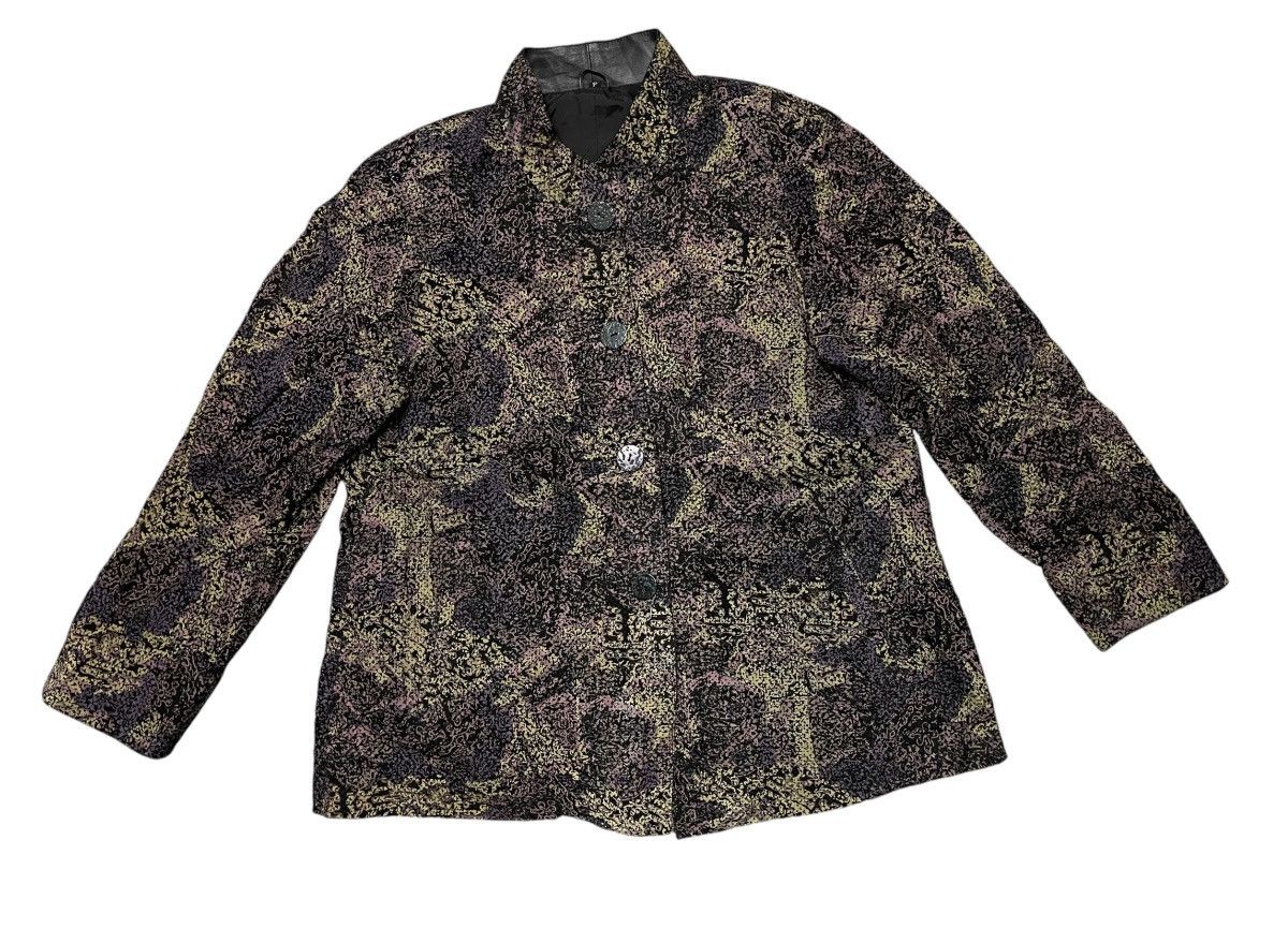 Japanese Brand 90s ISSEY MIYAKE INSPIRED KANGAROO LEATHER JACKET Size M / US 6-8 / IT 42-44 - 1 Thumbnail
