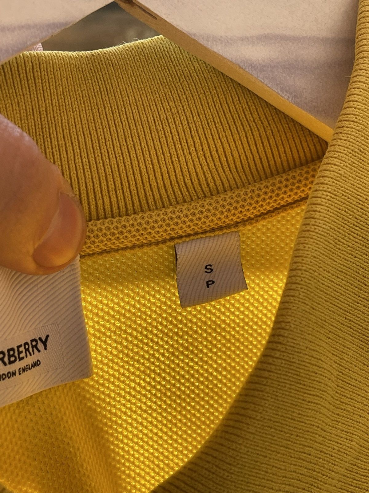 Burberry Burberry Yellow Polo shirt new collection Size US S / EU 44-46 / 1 - 7 Thumbnail