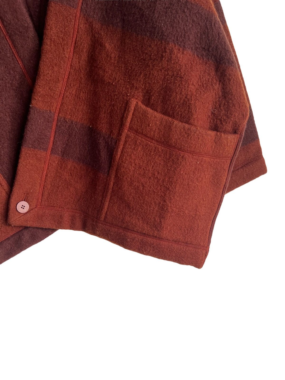 Issey Miyake Exotic Exprimental 80s Issey Miyake Thick Wool Sanjuro Coats Size US XL / EU 56 / 4 - 9 Thumbnail