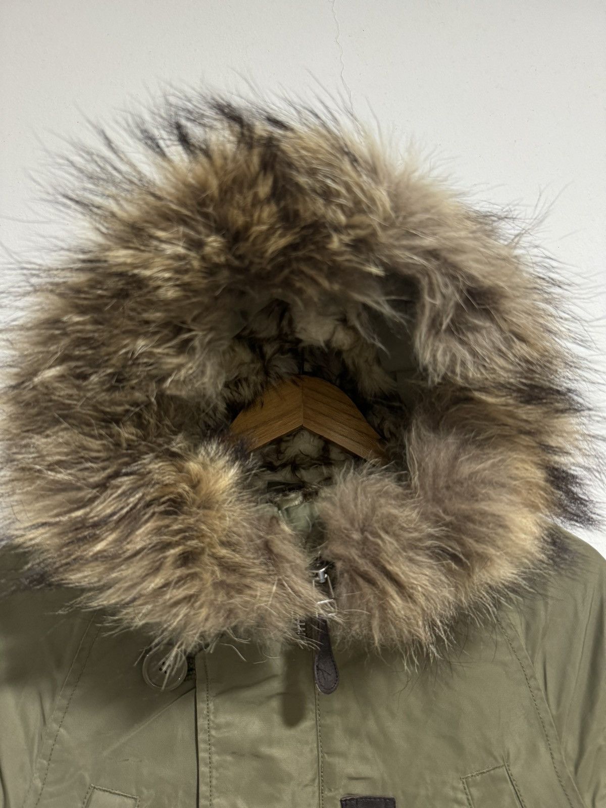 Le Grande Bleu (L.G.B.) × MOUSSY × Vintage Moussy Fur Hooded Military Parka Jacket Size US S / EU 44-46 / 1 - 4 Thumbnail