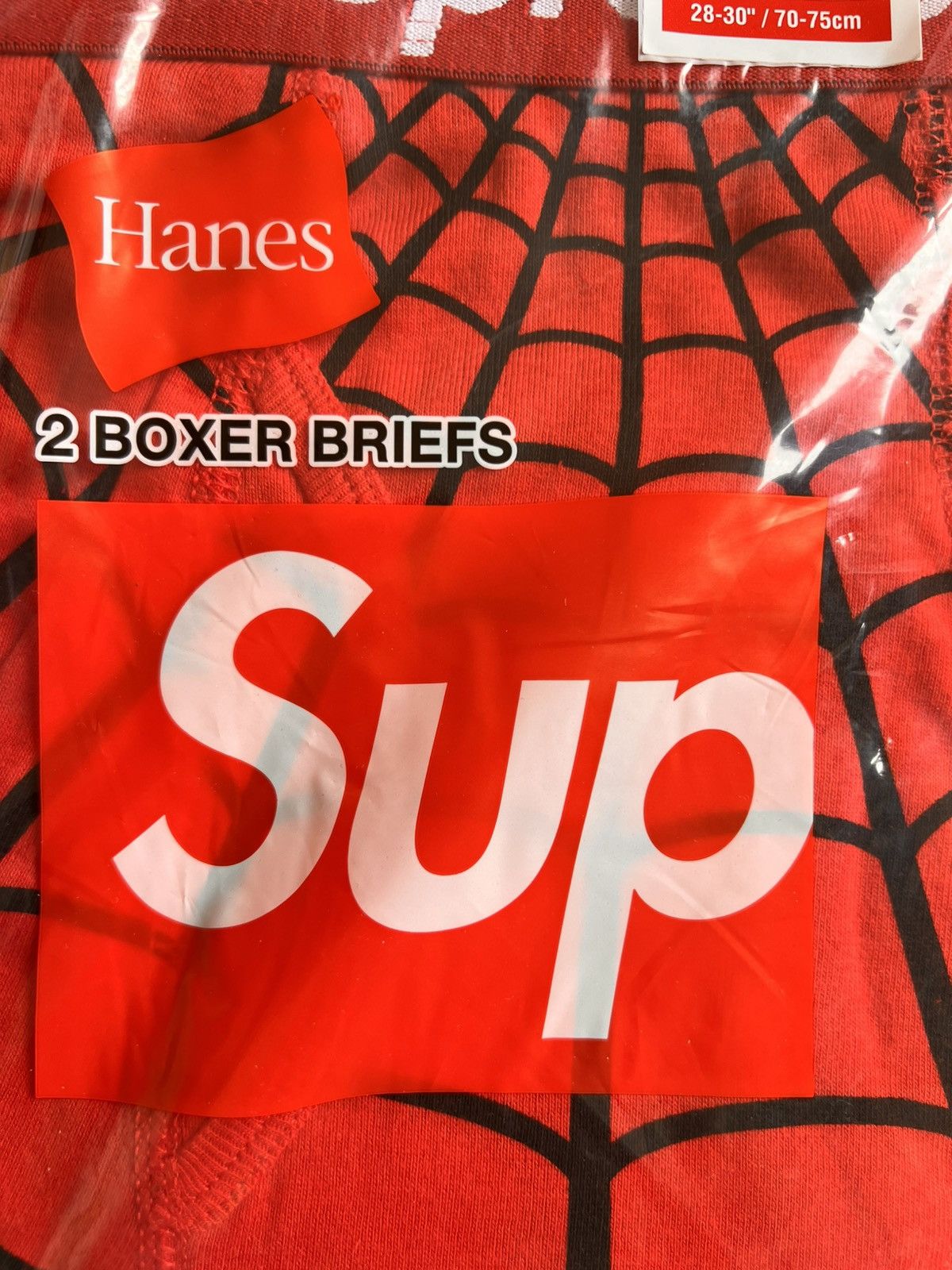 Supreme S Supreme Marvel Spider Man Web hanes Boxer Briefs Pack Red Size US 30 / EU 46 - 7 Thumbnail