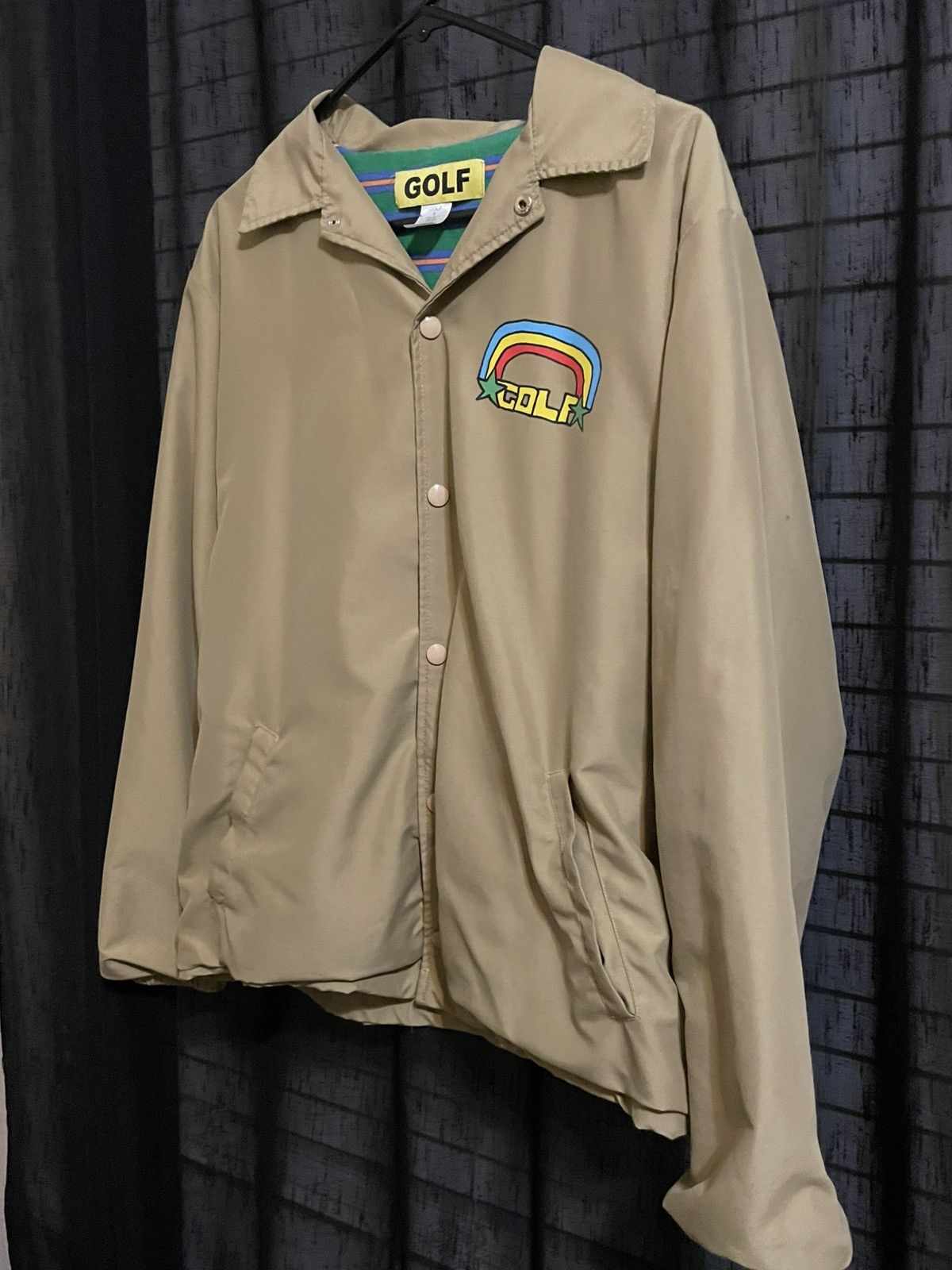 Golf Wang tan golf wang rainbow Tyler The Creator jacket Size US S / EU 44-46 / 1 - 2 Thumbnail