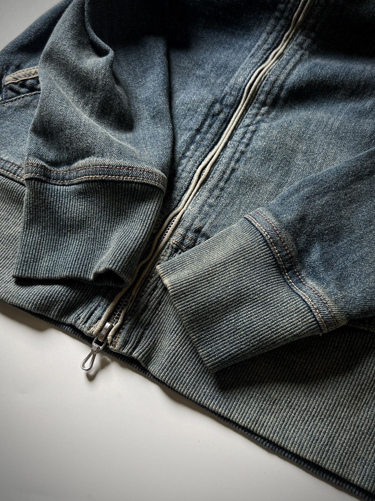 Japanese Brand G.O.A Apocalypse Mud Wash Selvedge Bono Hooded Denim Jacket Size US S / EU 44-46 / 1 - 10 Thumbnail