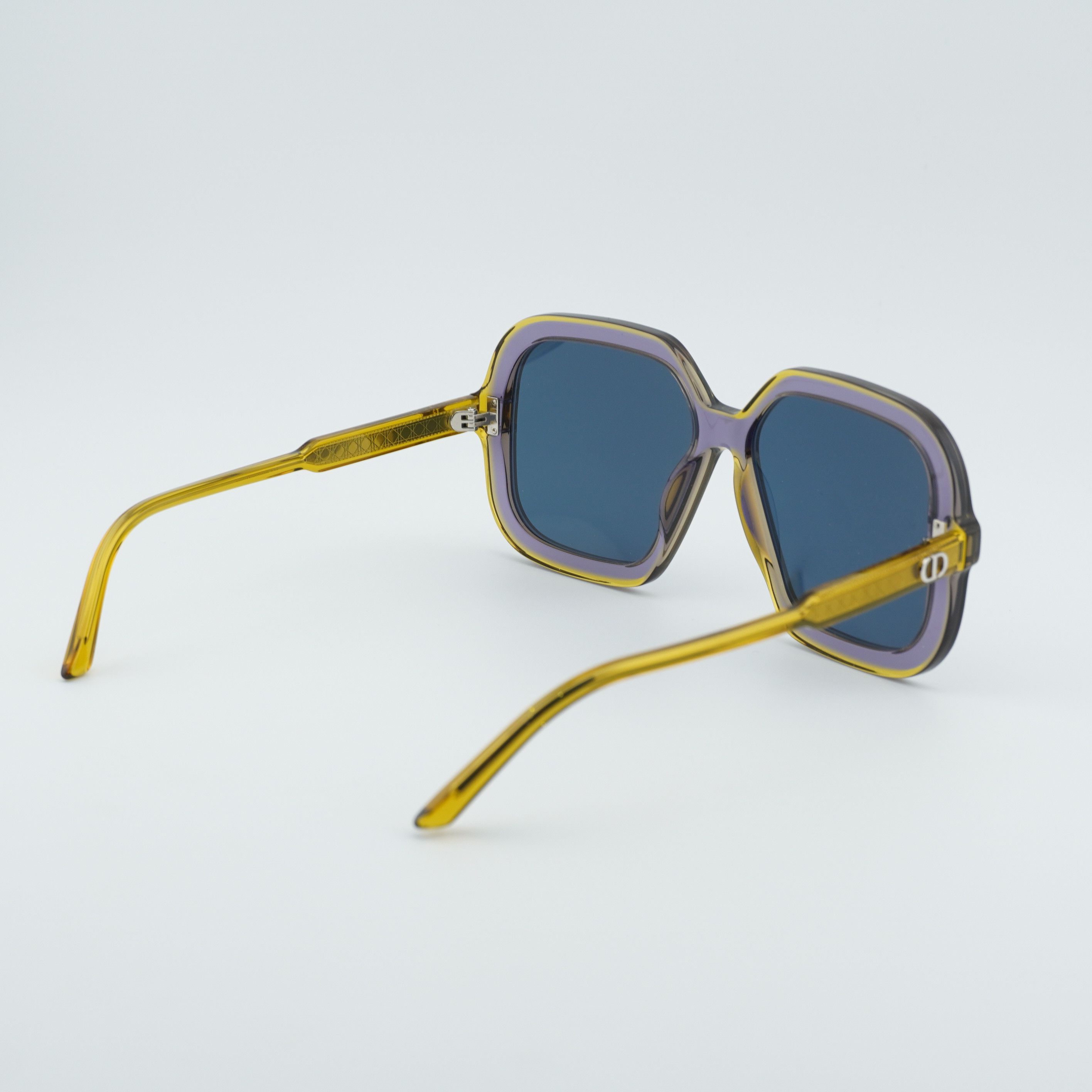 Dior Dior DIORHIGHLIGHT S1I 60B0 Sunglasses Yellow Square Frame Size ONE SIZE - 7 Thumbnail