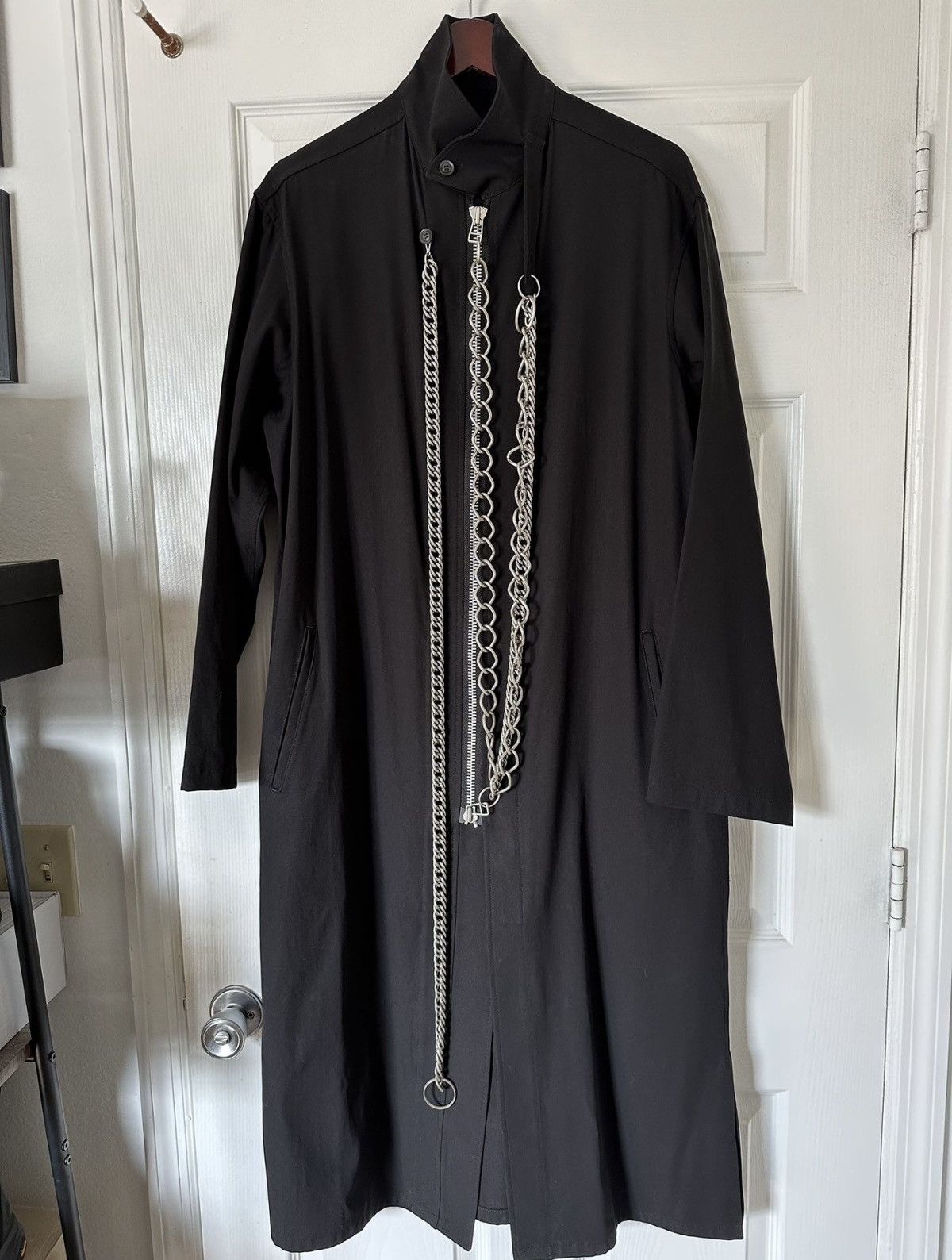 Yohji Yamamoto Yohji Yamamoto Pour Homme AW20 Look 27 Chain Zipper Shirt Size US L / EU 52-54 / 3 - 4 Thumbnail