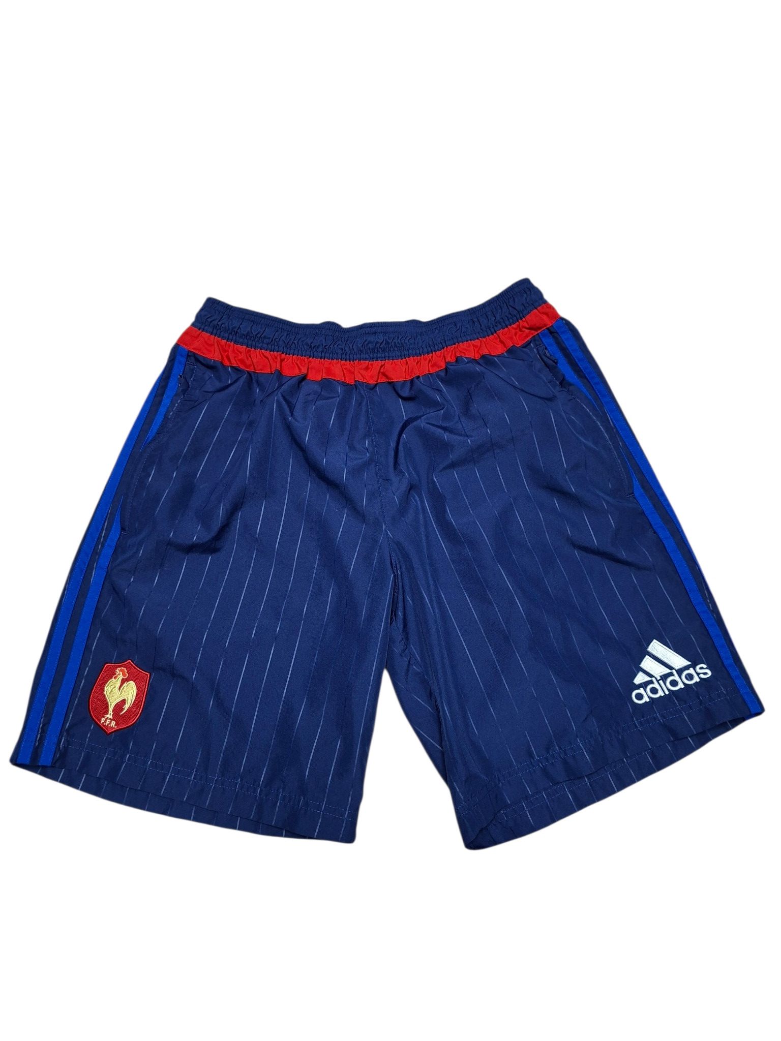Adidas FRANCE RUGBY ADIDAS VINTAGE 2016 NYLON SHORTS Size US 32 / EU 48 - 1 Thumbnail