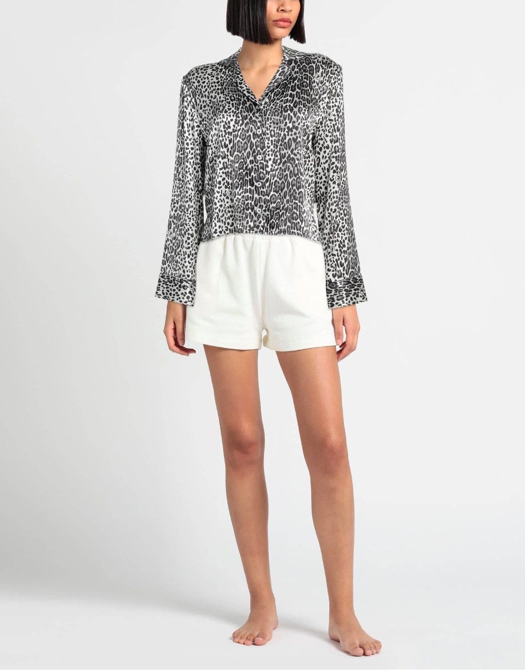 Stella McCartney Stella McCartney - Leopard Printed Silk Cropped Shirt (NWT) Size S / US 4 / IT 40 - 8 Thumbnail