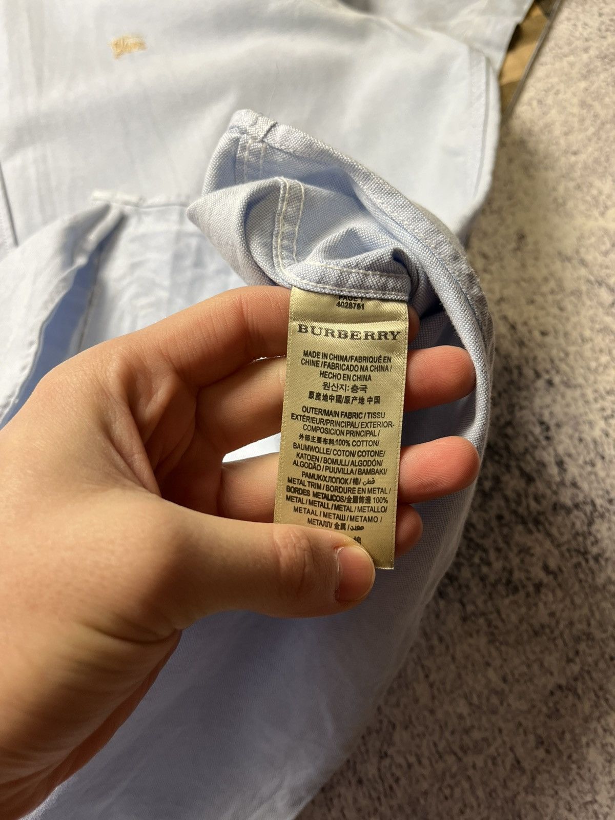 Burberry Vintage Burberry Shirt Luxury Size US L / EU 52-54 / 3 - 12 Thumbnail