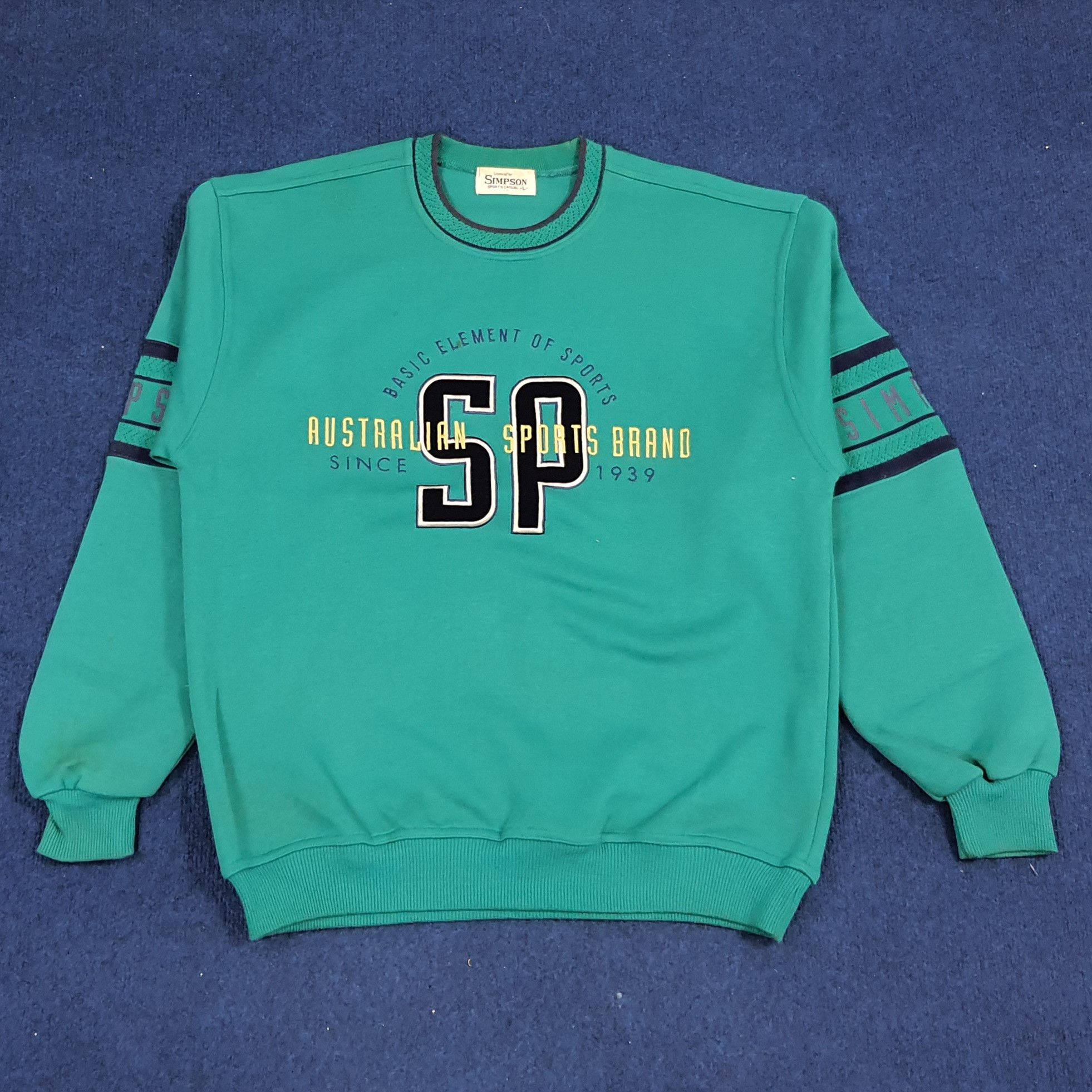 The Simpsons × Vintage Vintage The Simpson Australian Sports Brand Sweatshirt Size US M / EU 48-50 / 2 - 1 Thumbnail