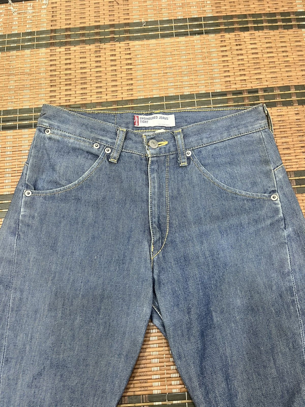 Levi's Levis Engineered Jeans Tight Twisted Denim Size US 30 / EU 46 - 6 Thumbnail