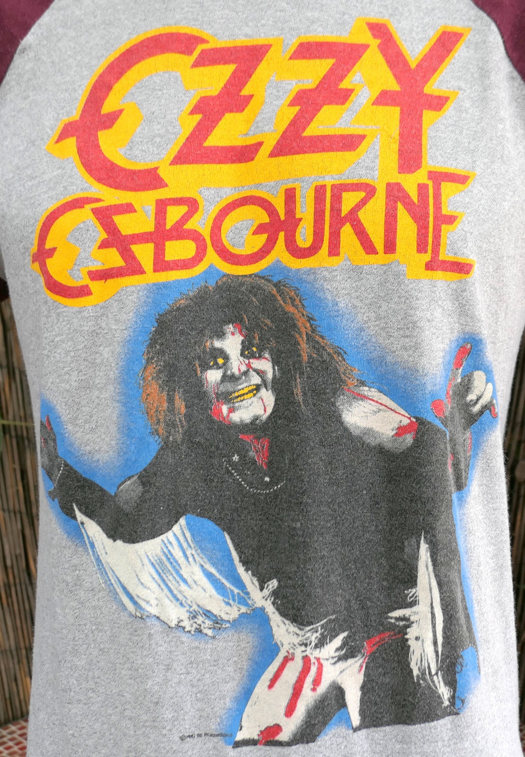 Vintage Vintage 1981 OZZY OSBOURNE Diary Of A Madman T Shirt M/L Size US M / EU 48-50 / 2 - 2 Thumbnail