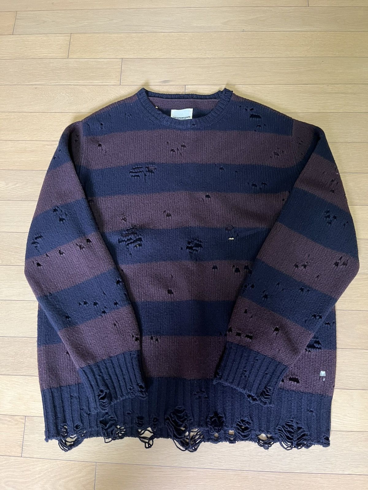 Takahiromiyashita The Soloist. Soloist 16aw grunge knit Size US M / EU 48-50 / 2 - 3 Thumbnail