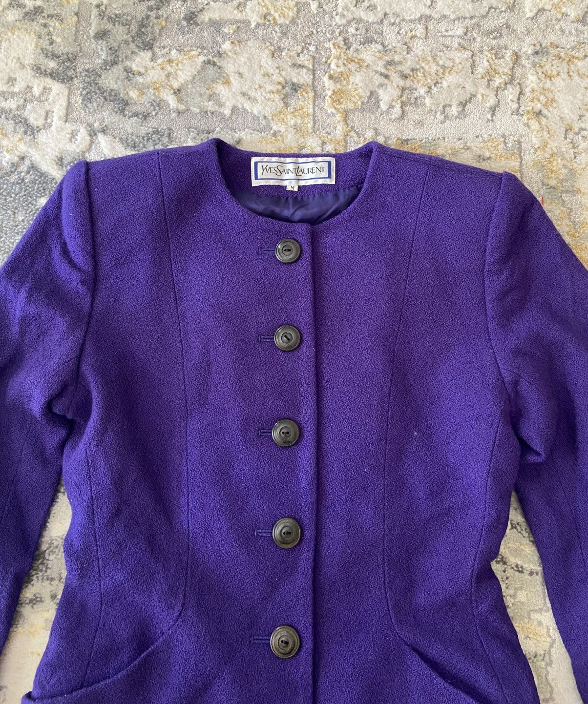 Yves Saint Laurent YSL COAT MINIMALIST Size M / US 6-8 / IT 42-44 - 7 Thumbnail
