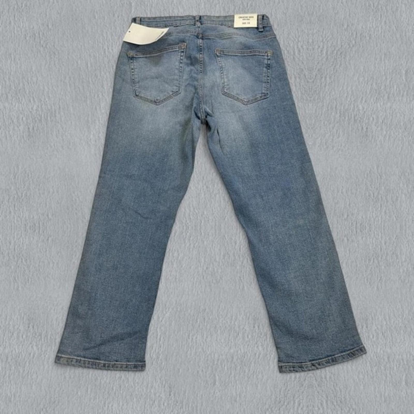 Other NWT Creative Soul Jeans Womens 7/8 28x22 Blue Light Wash Size 28" / US 6 / IT 42 - 2 Thumbnail