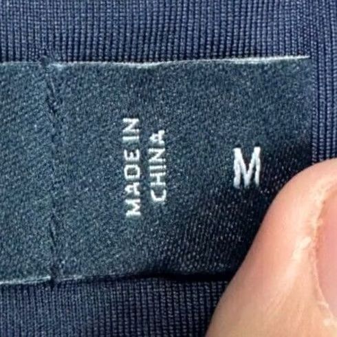 Nautica Nautica Shirt Mens Medium Dark Navy Pinstripe Golf Polo Stretch Athletic Rugby Size US M / EU 48-50 / 2 - 5 Thumbnail