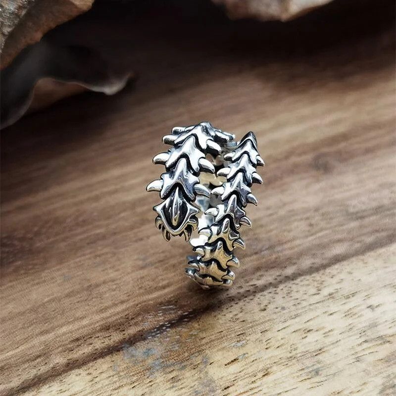 Jewelry Resizable Keel Spine Antique Centipede Ring Size ONE SIZE - 2 Thumbnail