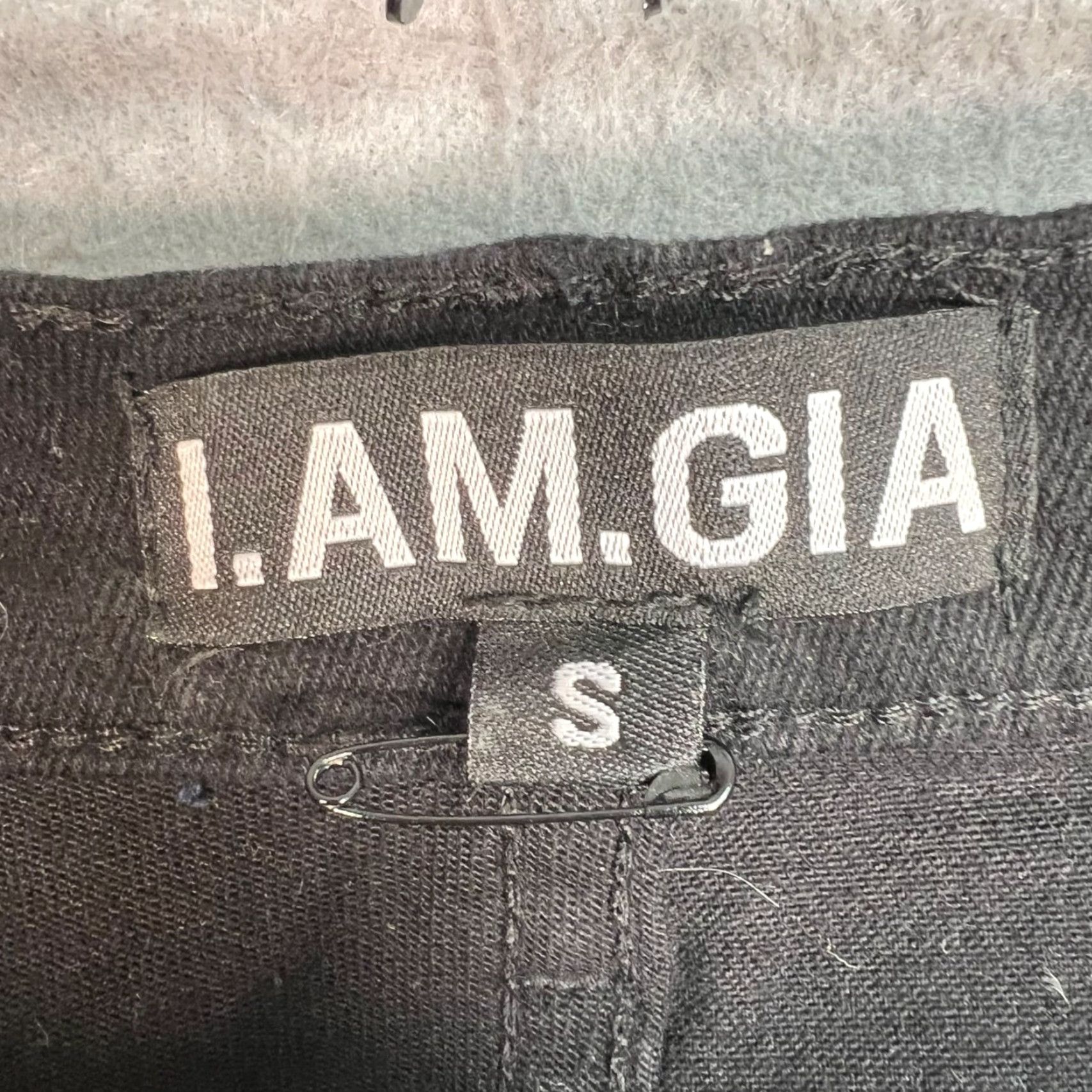 I.AM.GIA I.AM.GIA Black Rhinestone Embellished Wide Leg Denim Pants Womens Small Size S Denim Jeans Rhinestone 5-Pocket Brand: I.AM.GIA Womens Shoes? Size 28" / US 6 / IT 42 - 3 Thumbnail