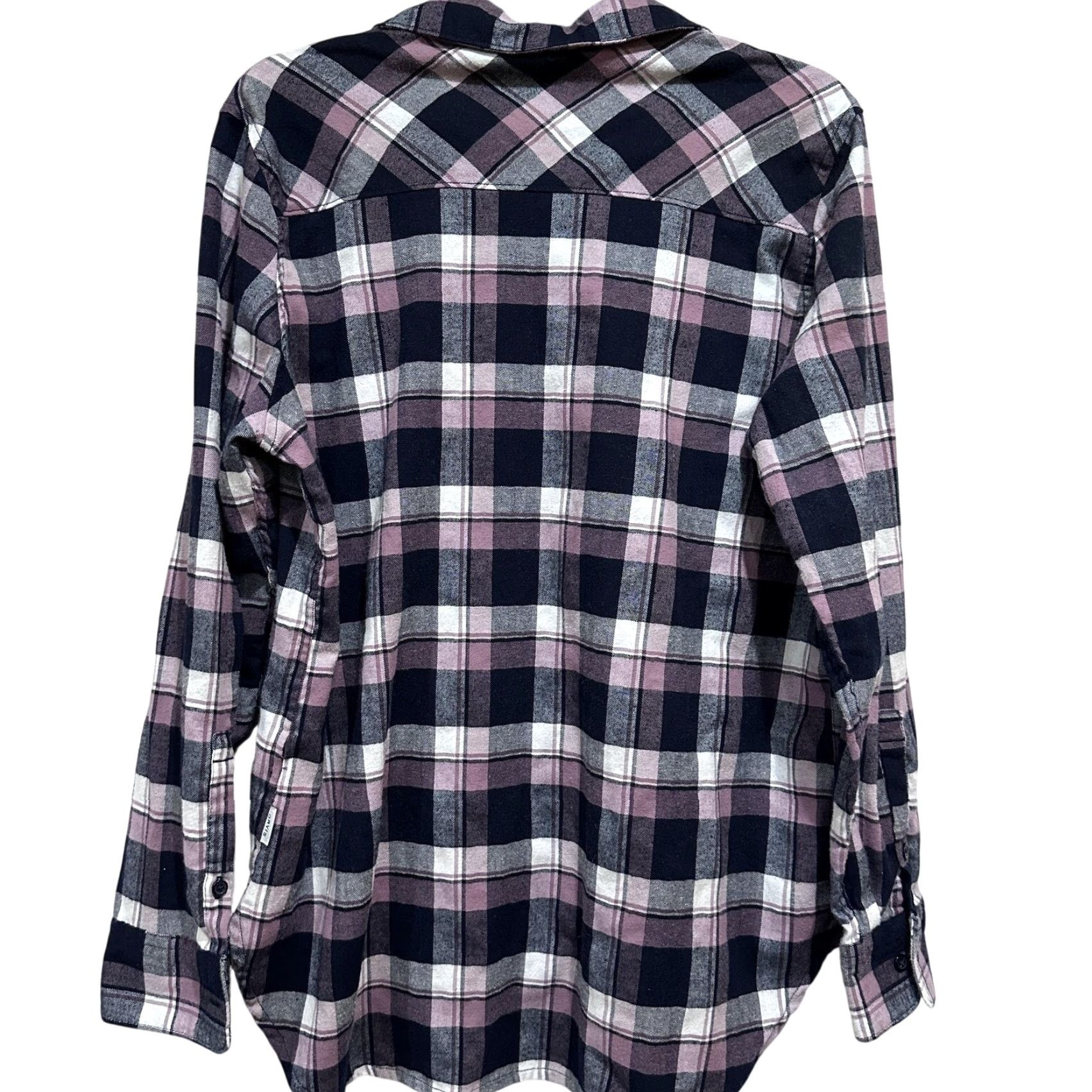 Orvis Orvis Button-Up Shirt Size L Pink Blue White Plaid Collared Outdoor Casual Womens Size L / US 10 / IT 46 - 3 Thumbnail
