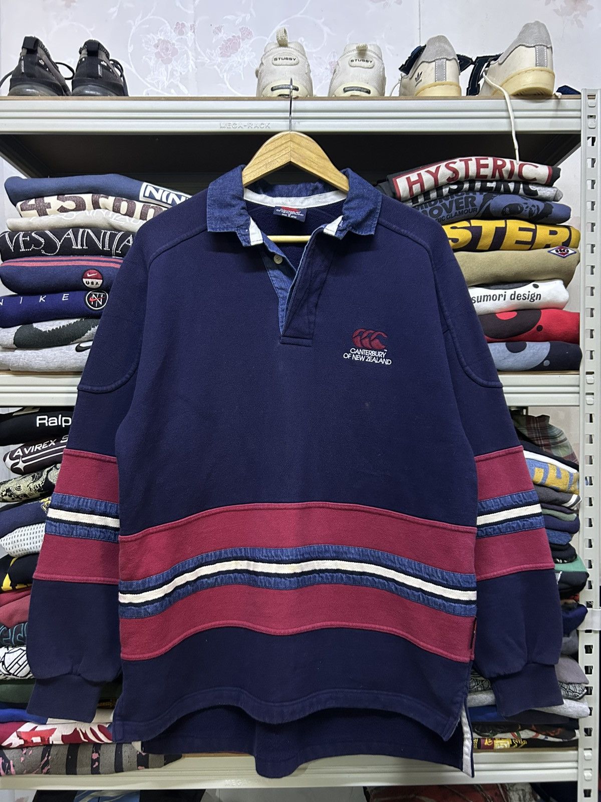 Canterbury of New Zealand Vintage Canterbury Rugby Shirt large size Size US L / EU 52-54 / 3 - 1 Thumbnail