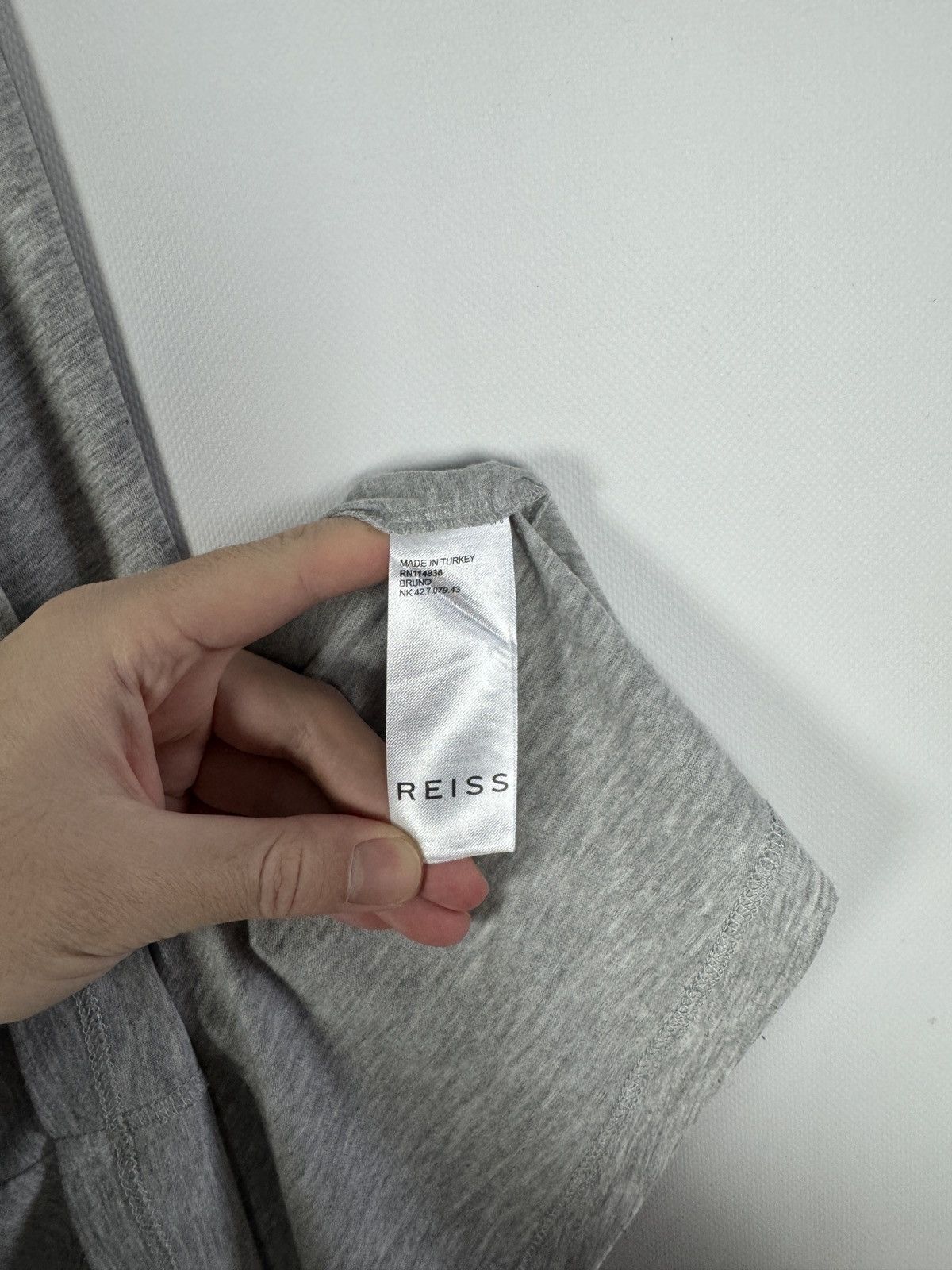 Reiss Reiss Long Sleeve T-Shirt Lightweight Pullover Pocket Size L Size US L / EU 52-54 / 3 - 8 Thumbnail