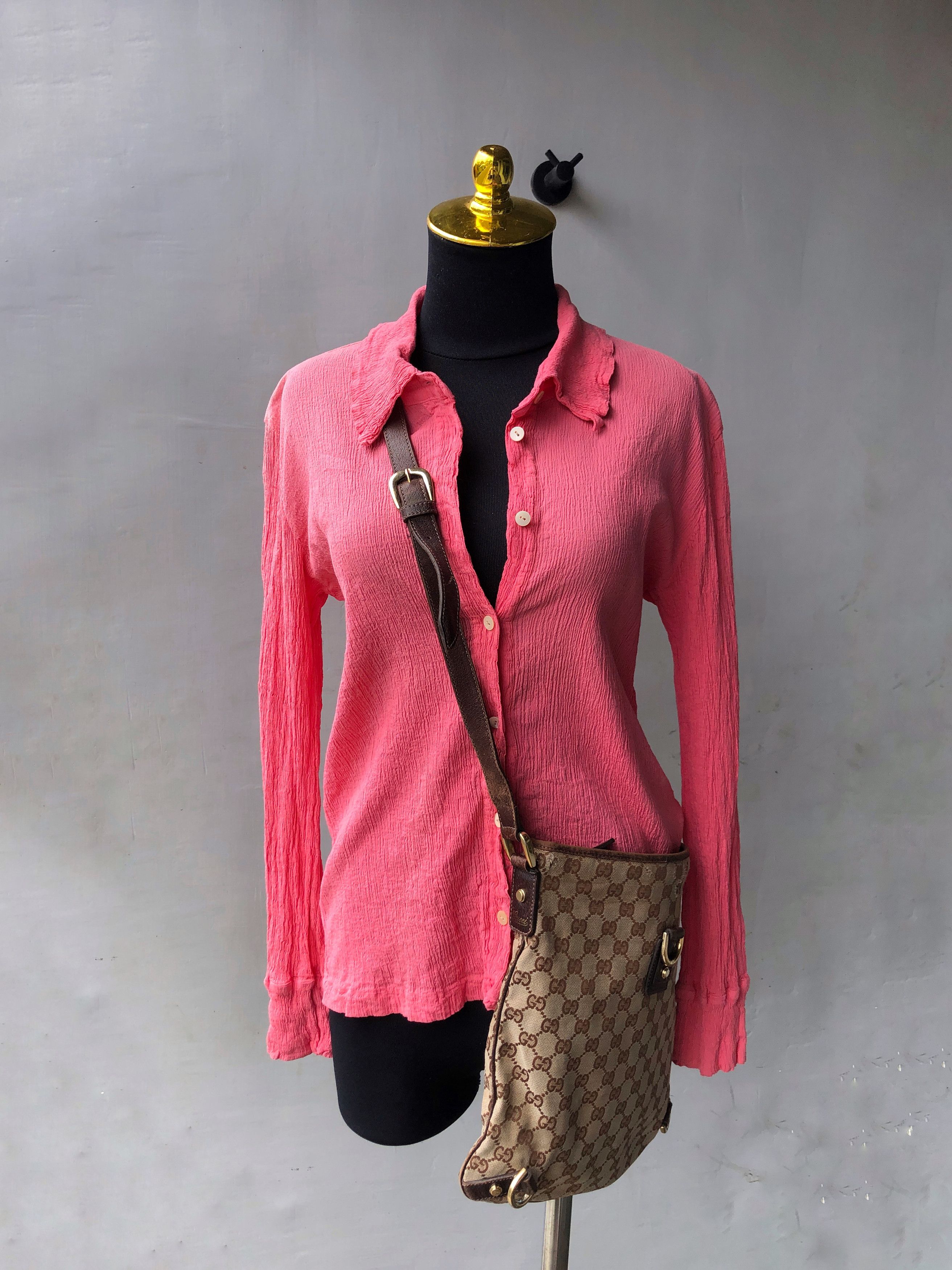 Issey Miyake Tsumori Chisato Issey miyake pleated button up shirt women Size S / US 4 / IT 40 - 1 Thumbnail