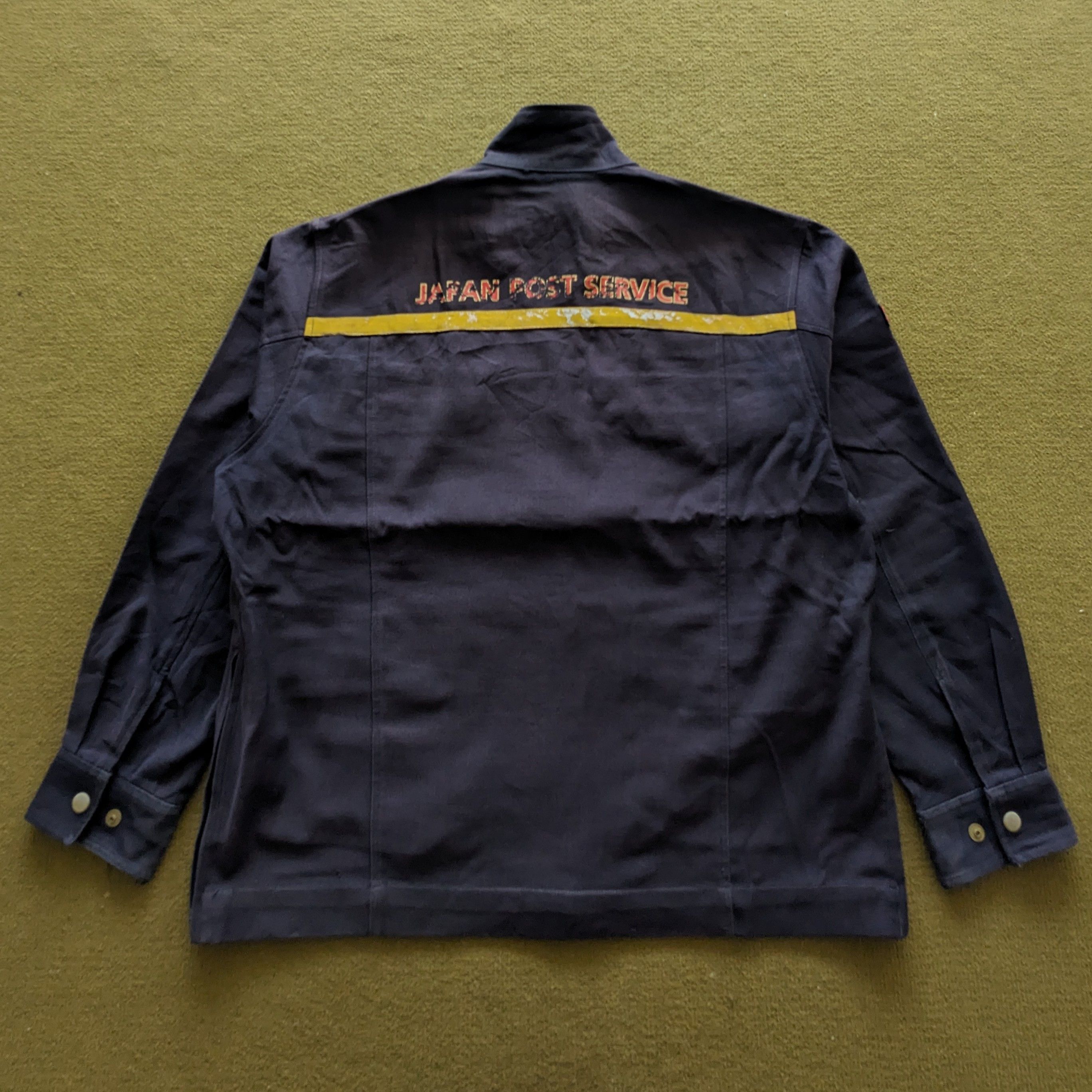 Japanese Brand Vintage JAPAN POST OFFICE Uniform Workers Jacket Size US L / EU 52-54 / 3 - 3 Thumbnail