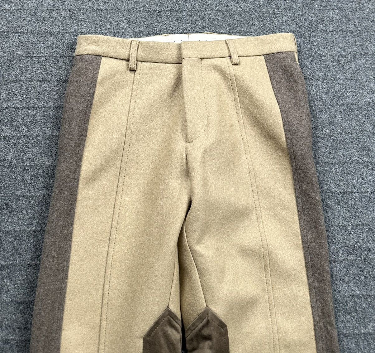 Dries Van Noten Dries Van Noten - S/S17 Wool Reinforced Patches Two-tone Size US 30 / EU 46 - 2 Thumbnail