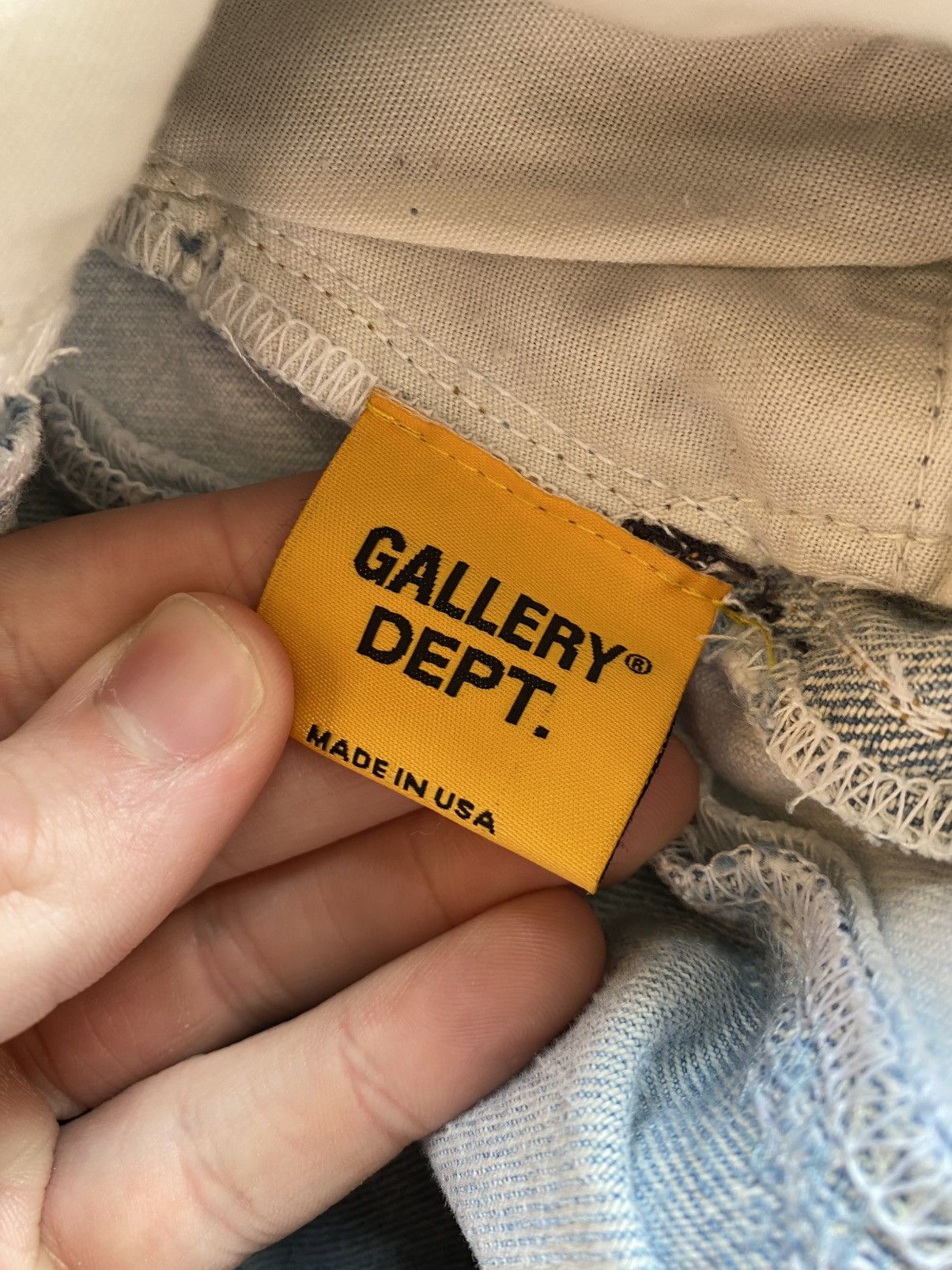 Gallery Dept. Gallery Dept. Mixed Blue Denim Short Size US 38 / EU 54 - 6 Thumbnail