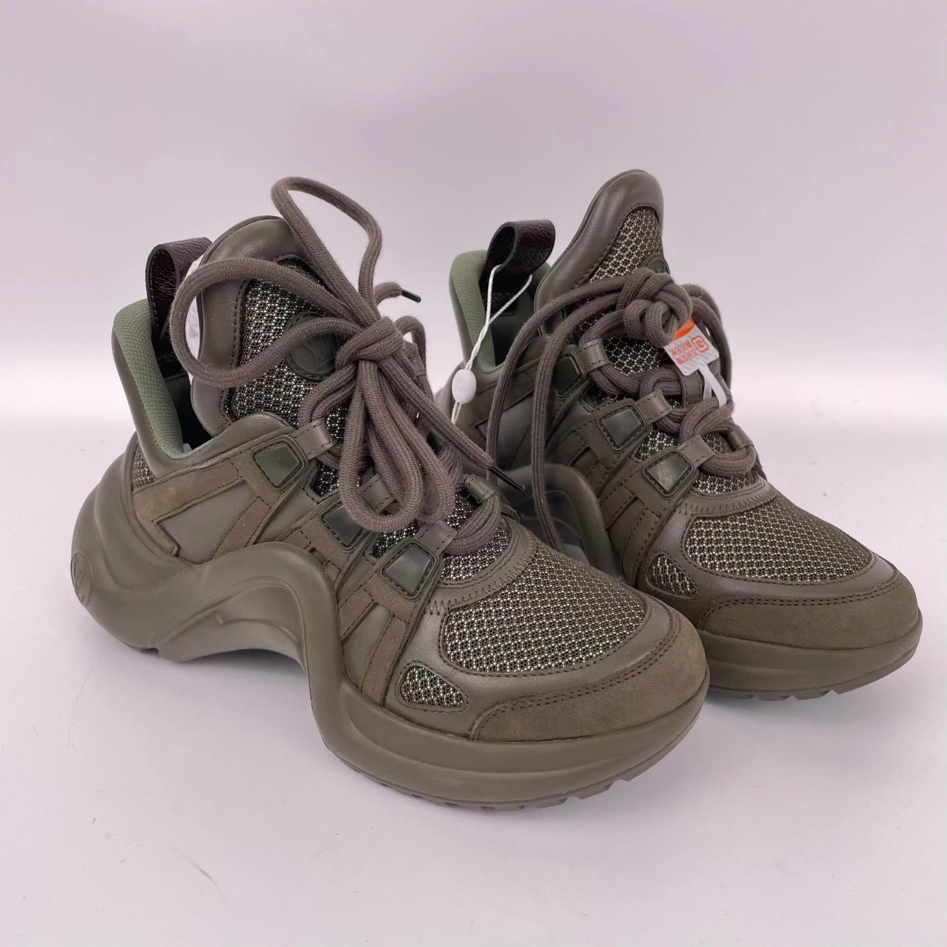 Louis Vuitton LVarchligt dad shoe dark green EU 35 Size US 4.5 / IT 34.5 - 1 Thumbnail