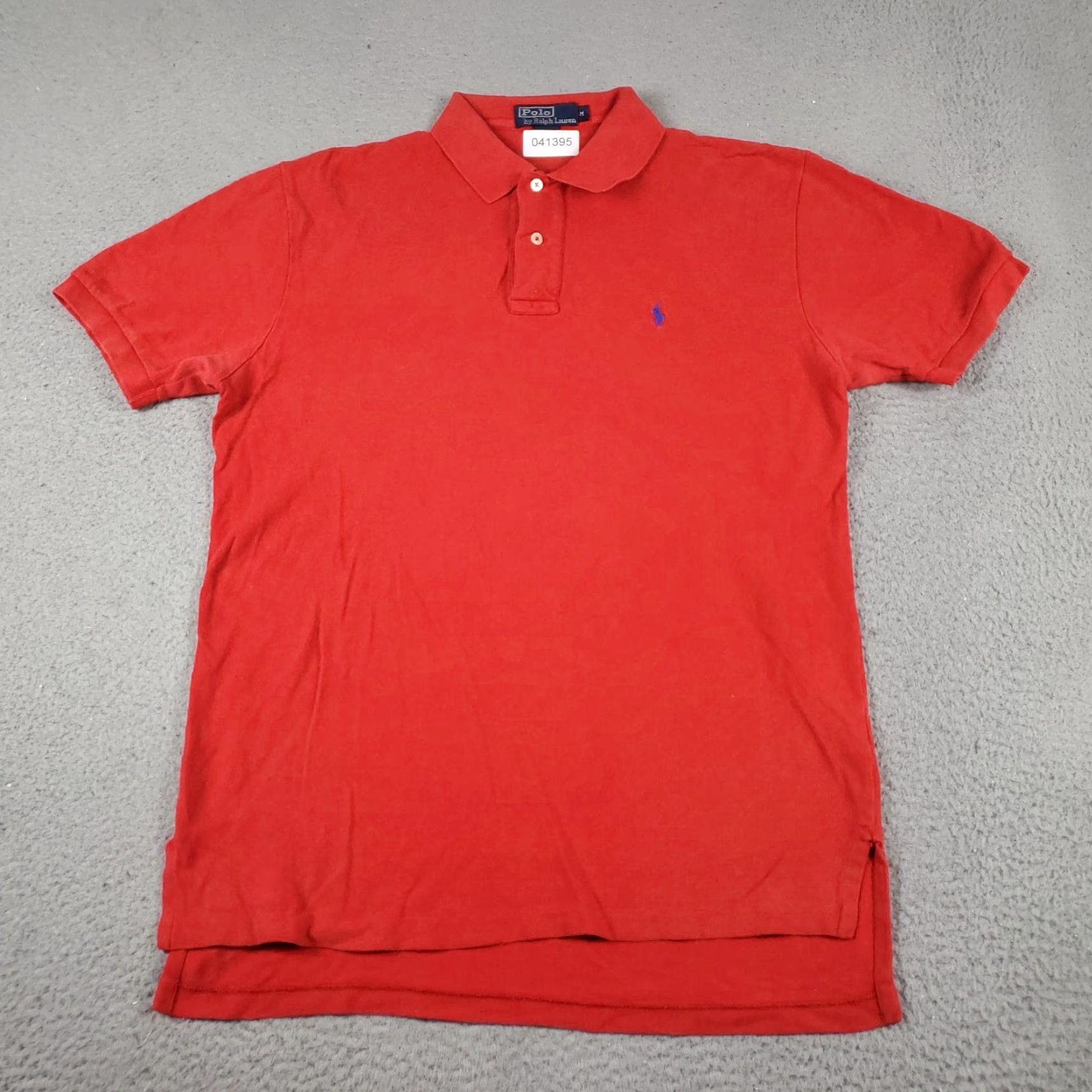 Ralph Lauren Ralph Lauren Polo Shirt Mens Medium Red Pony Polo Shirt Regular Fit Short Sleeve Button Collared Casual Classic Preppy American Gear Mens Size US M / EU 48-50 / 2 - 3 Thumbnail